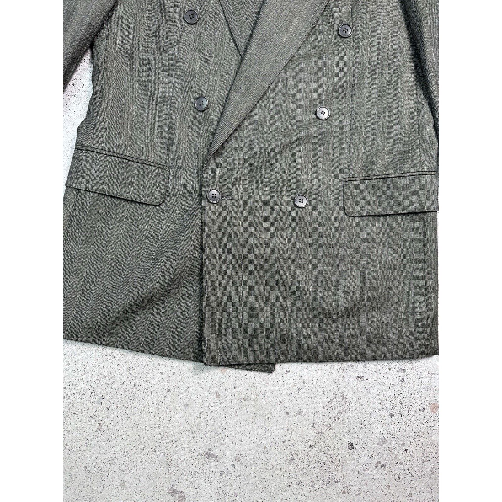 Yves Saint Laurent YSL Yves Saint Laurent Double-Breasted Suit Blazer Size 48L Size 48L - 9 Thumbnail