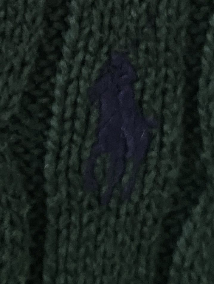 Polo Ralph Lauren Dark green cabel half zip ralph lauren kniwear Size US XL / EU 56 / 4 - 4 Thumbnail