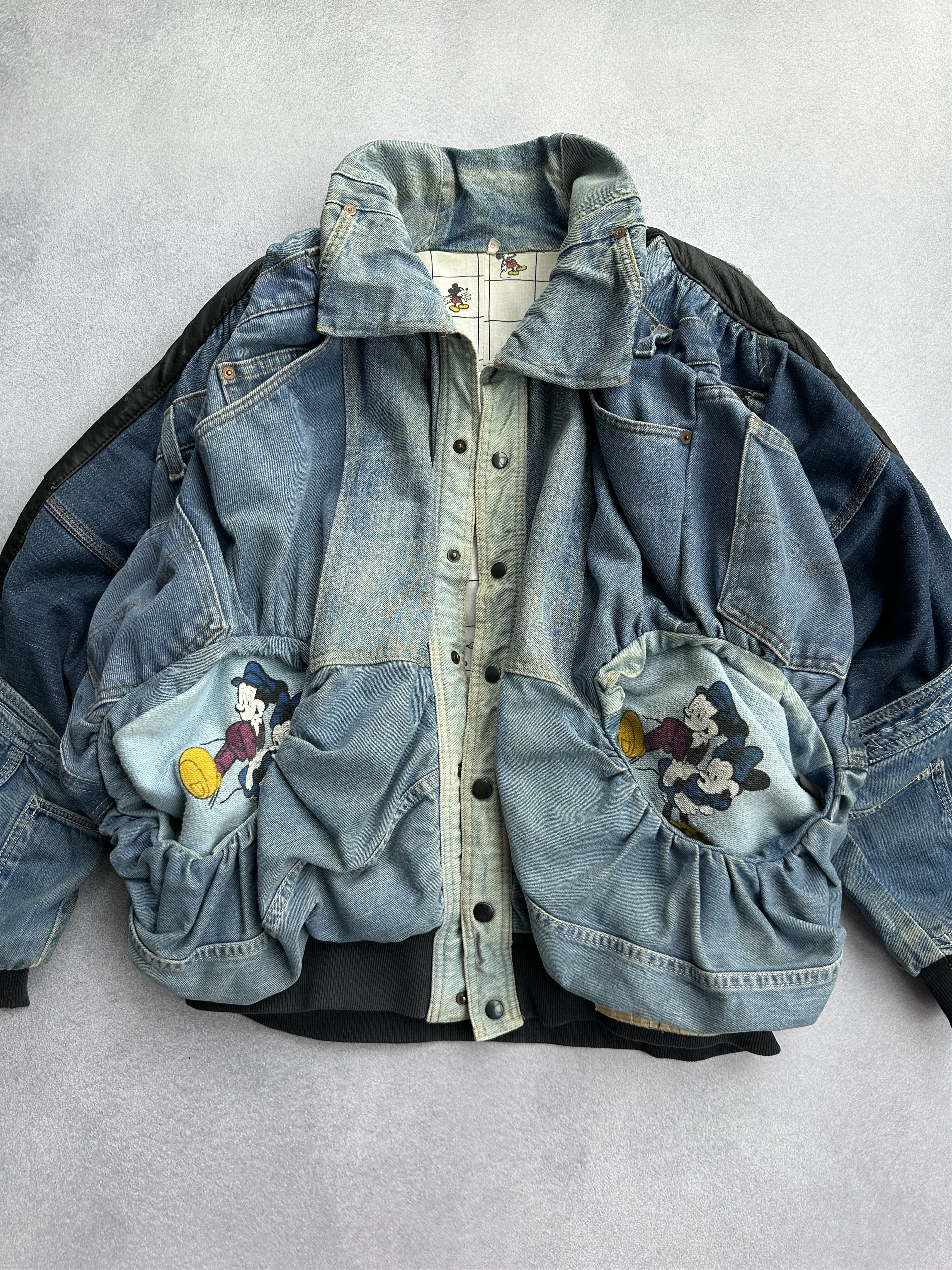 Disney × Undercover Disney DonaldDuck 90s PatchWork Levi’s Denim Handmade Jacket Size US L / EU 52-54 / 3 - 9 Thumbnail