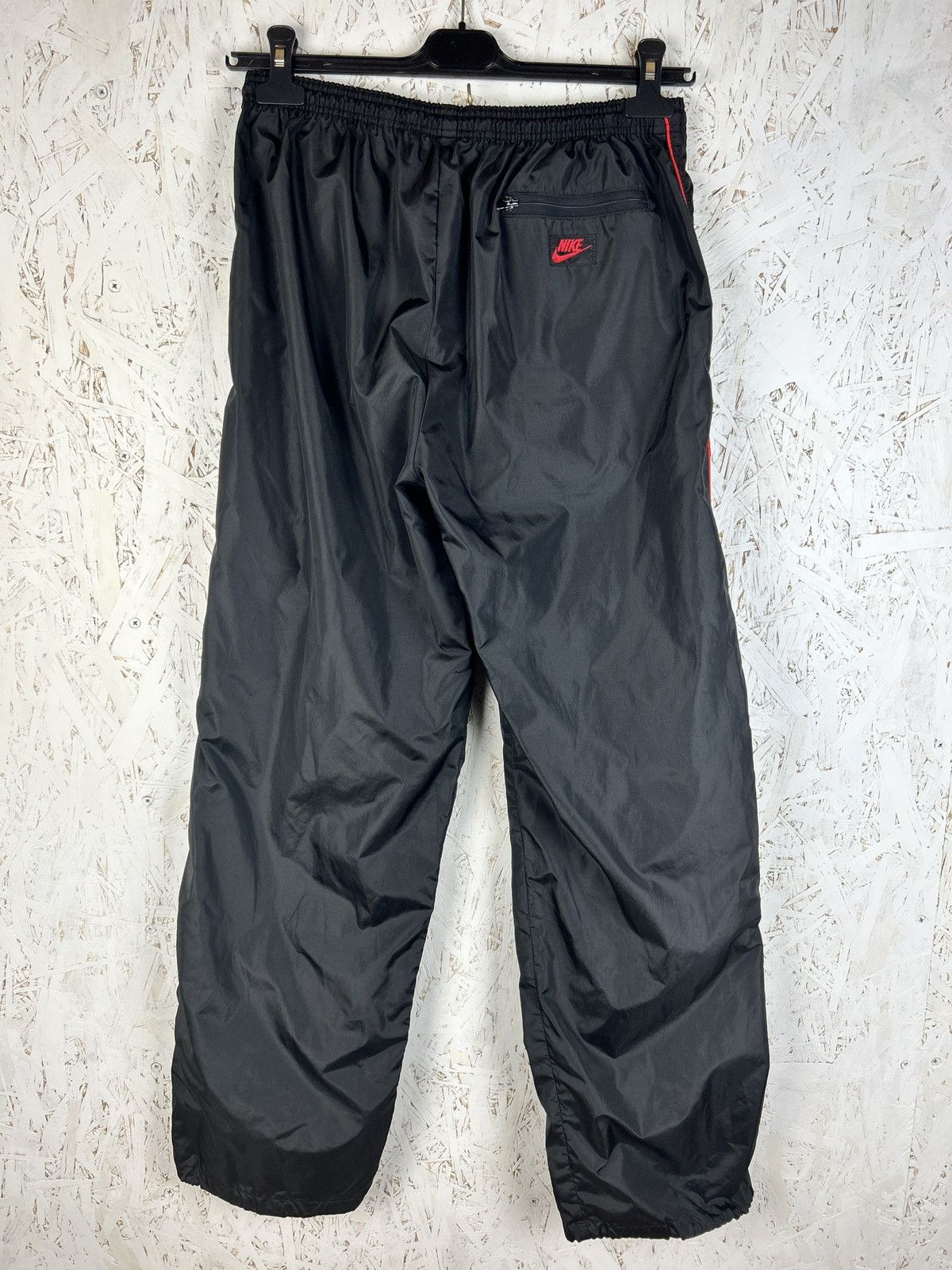 Jordan Brand 80s Vintage Nike Air Jordan Tracksuit Nylon Pants Black L Size US 34 / EU 50 - 7 Thumbnail