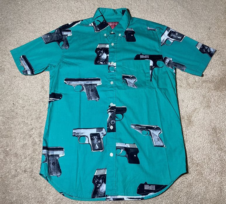 Supreme Guns Button Up Shirt