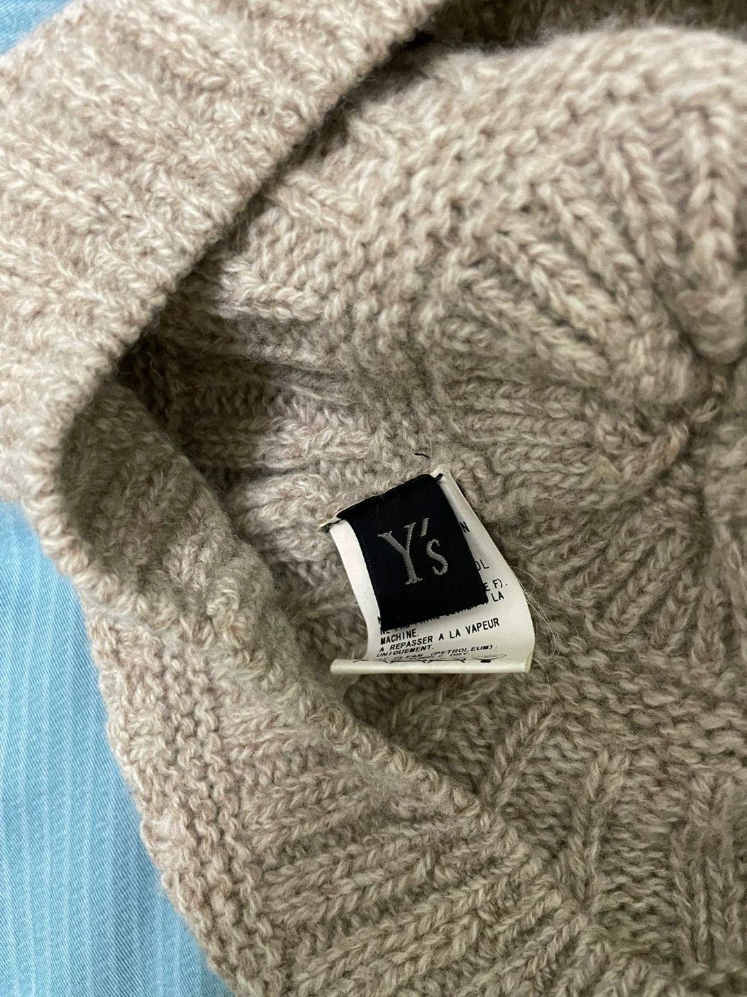 Y's Y's by Yohji Yamamoto knit newsboy cap soft large 9new Size ONE SIZE - 3 Thumbnail