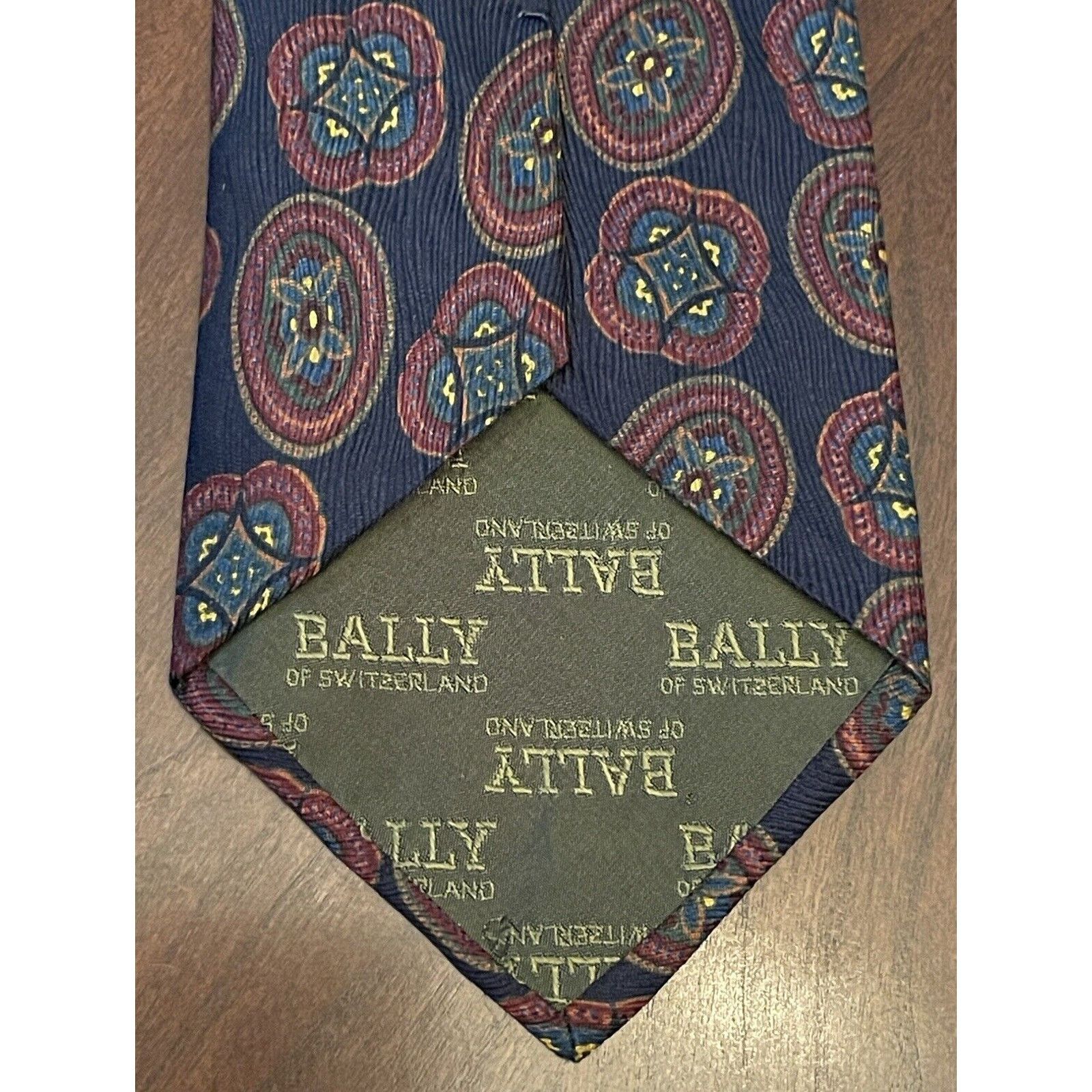 Bally Vintage Bally 100% Silk Men’s Neck Tie Made In Spain Size ONE SIZE - 2 Thumbnail