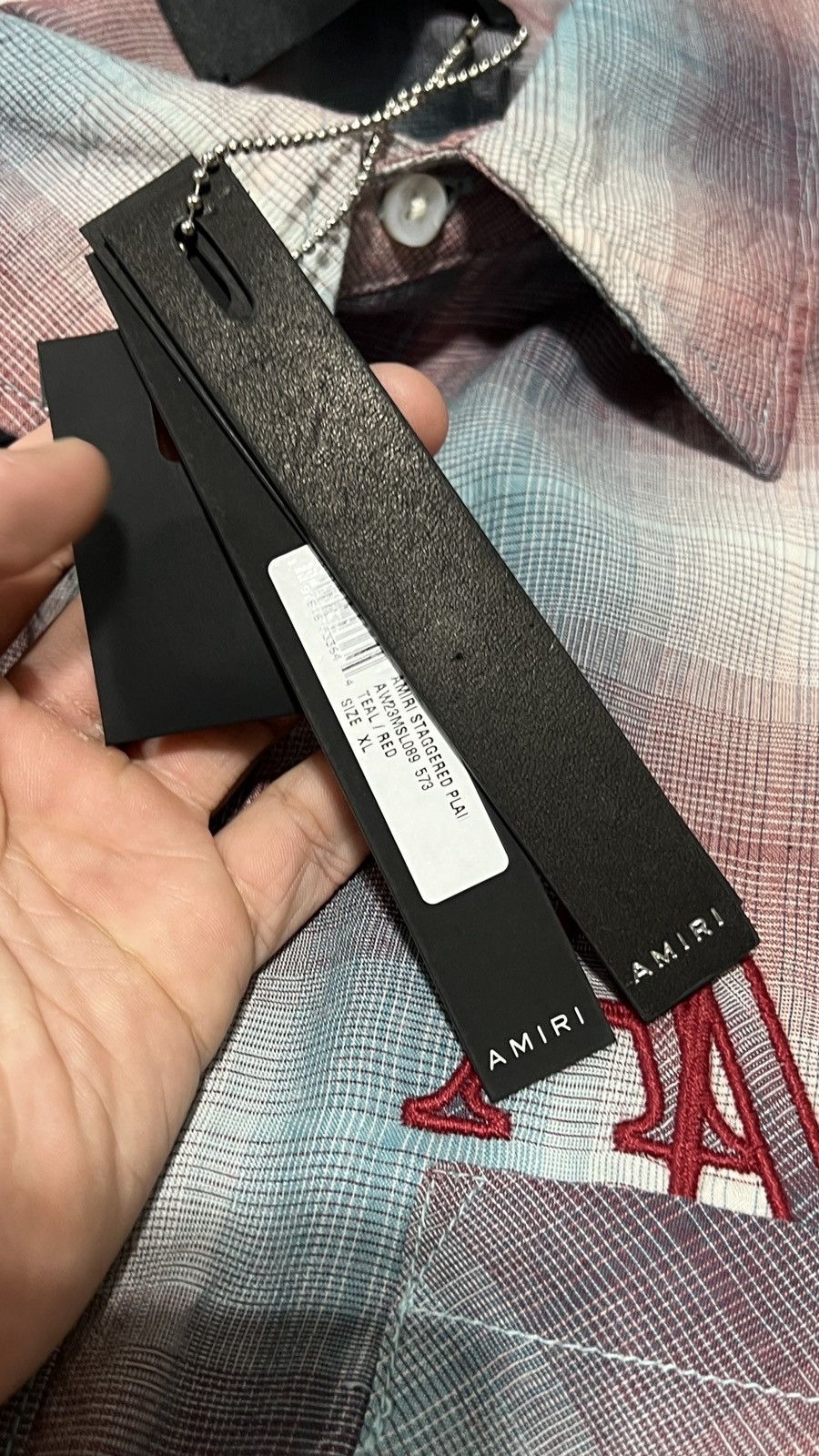 Amiri Amiri Staggered Plain Shirt Size US XL / EU 56 / 4 - 4 Thumbnail