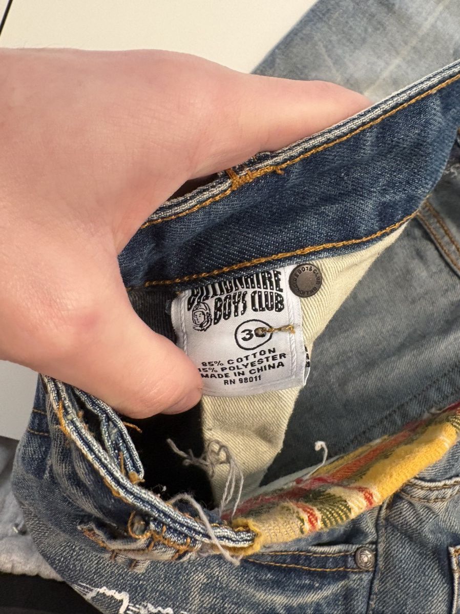 Billionaire Boys Club BBC patchwork denim jeans Size US 30 / EU 46 - 7 Thumbnail