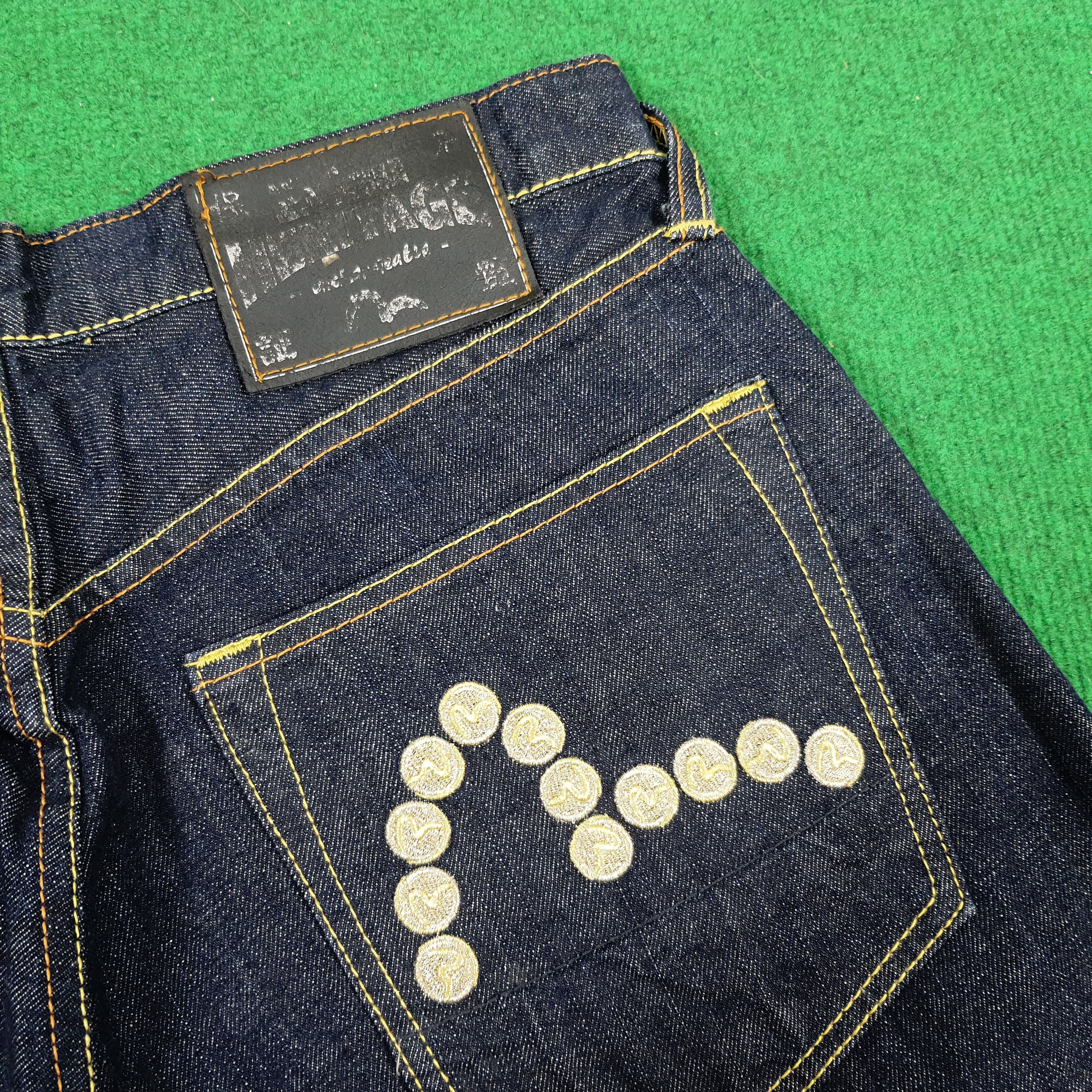 Japanese Brand Vintage Evisu Japanese Brand Custom Daicock Selvedge Jeans Size US 31 - 7 Thumbnail