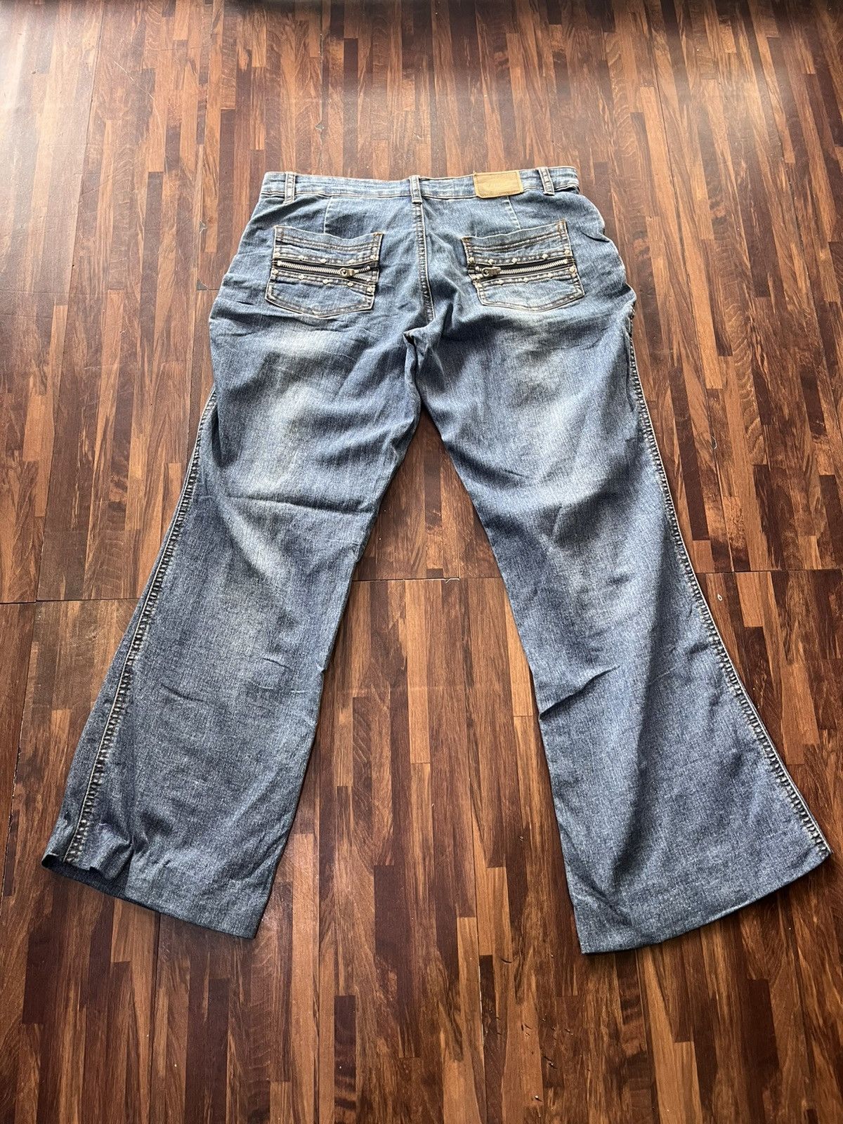 Vintage Y&T Denim Jeans Blue Multi Zipps Vintage Y2k Hype Size US 32 / EU 48 - 5 Thumbnail