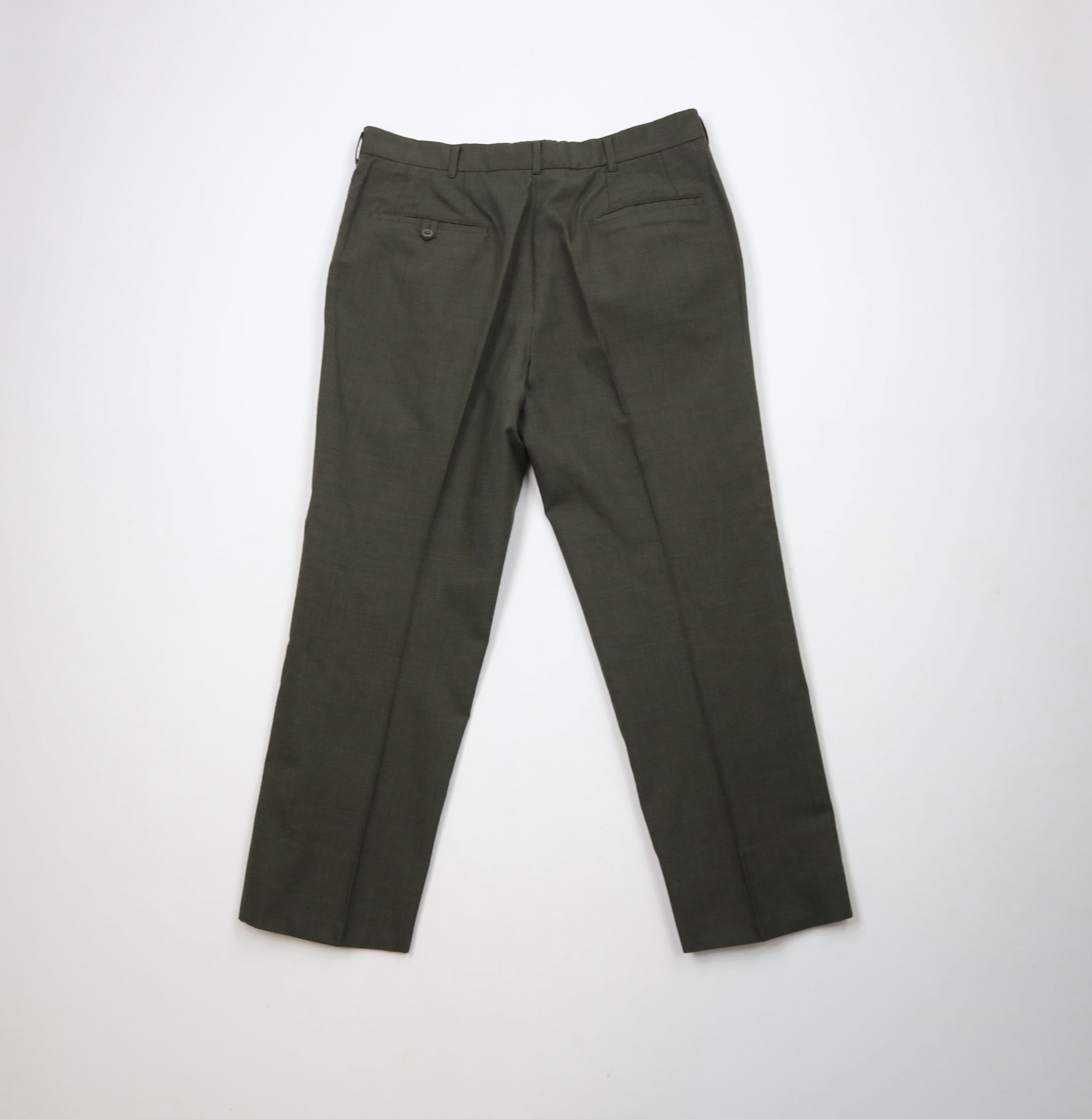 Vintage Vintage 50s 60s Streetwear Leg Chinos Pants Green USA Size US 32 / EU 48 - 8 Thumbnail