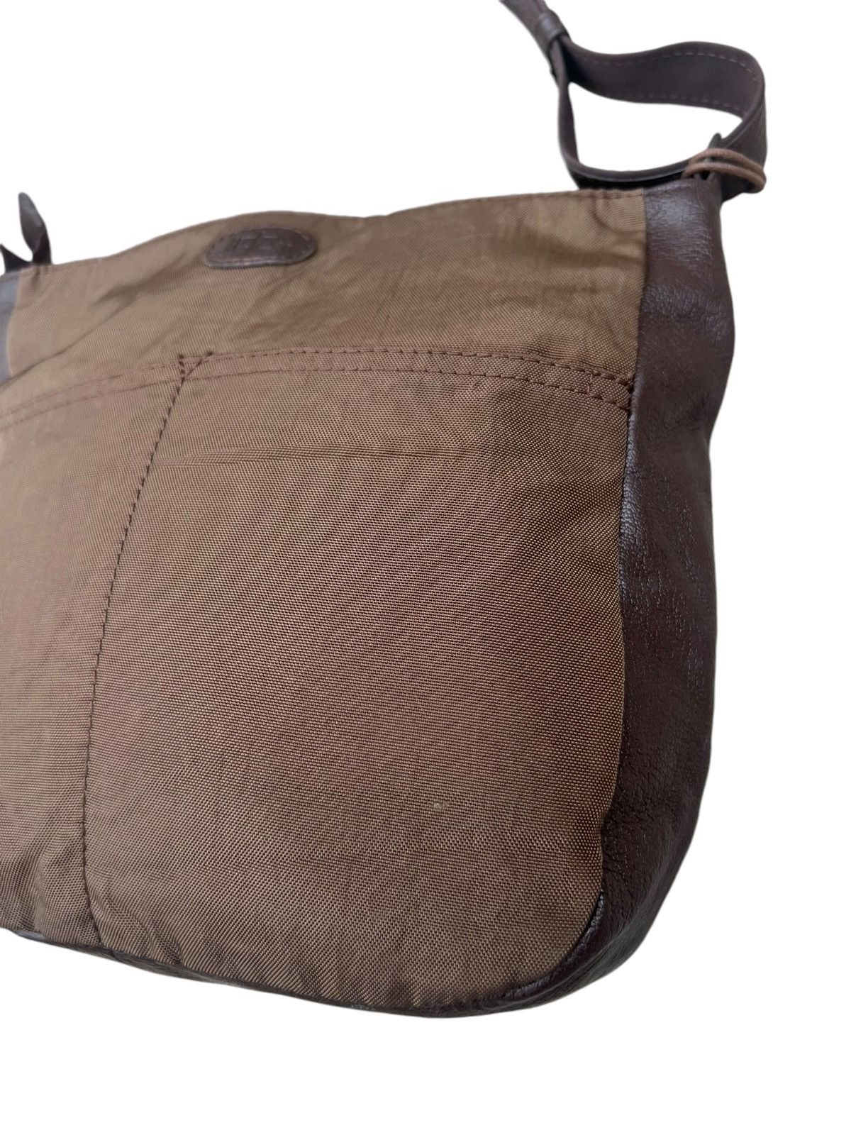 Japanese Brand Vintage Ibiza Japan Patina Patchwork Leather Bag Size ONE SIZE - 11 Thumbnail