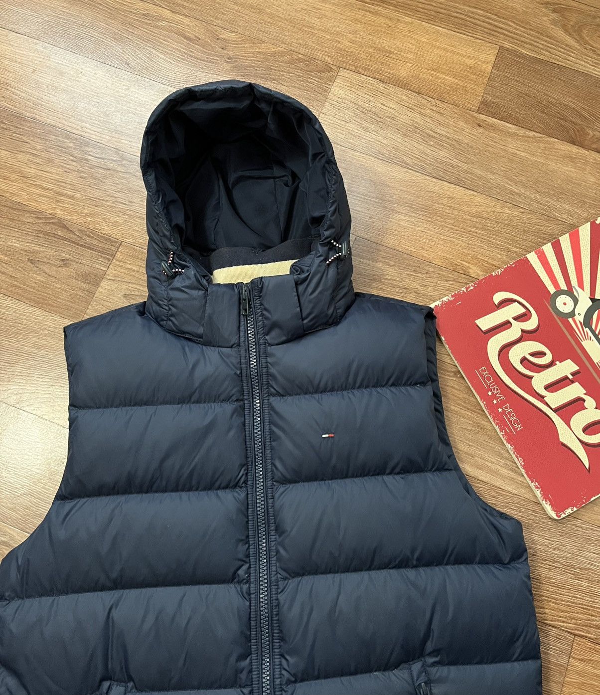 Tommy Hilfiger Tommy Hilfiger Goose Down Hooded Vest Size US L / EU 52-54 / 3 - 3 Thumbnail