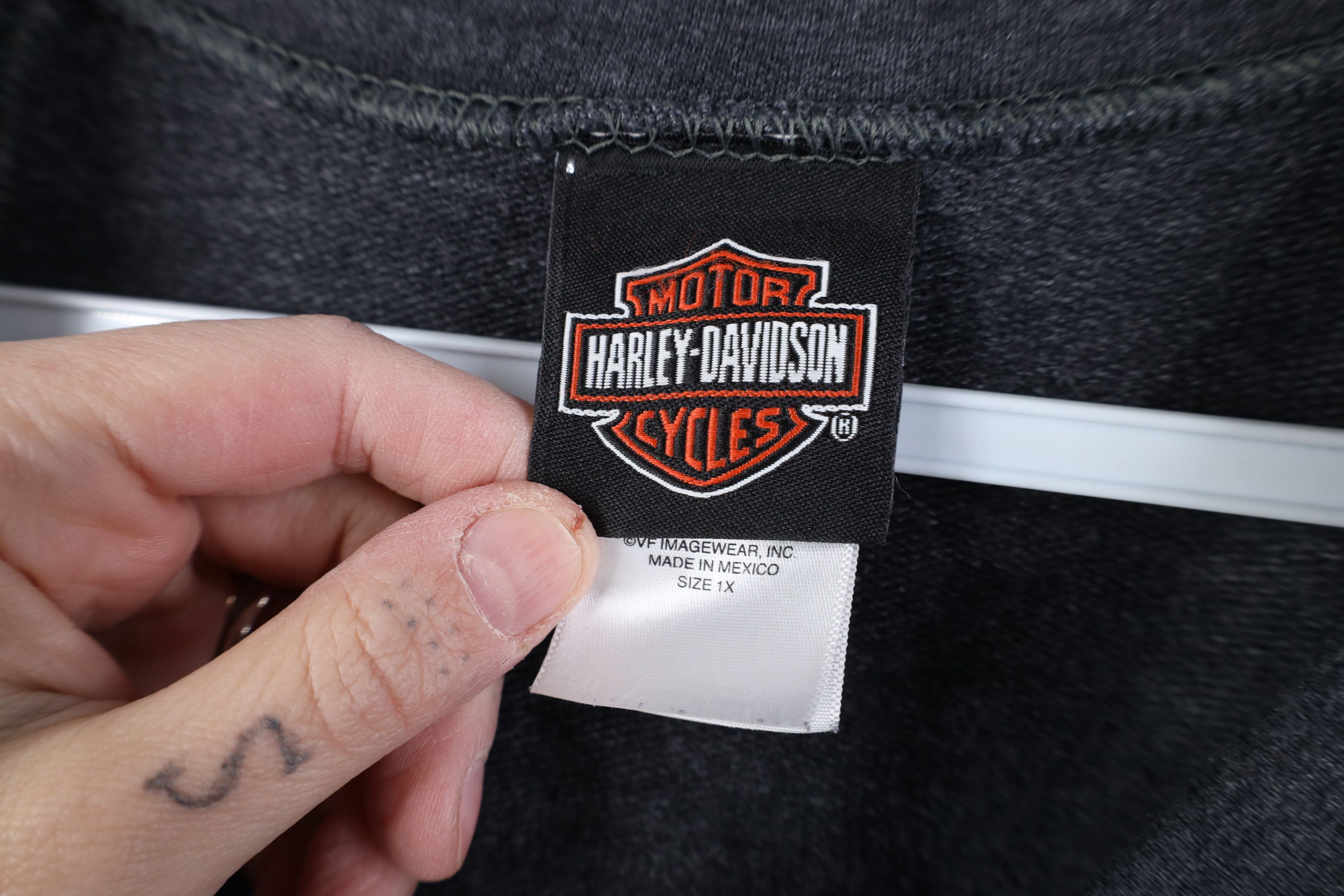 Harley Davidson Vintage Y2K Harley Davidson Tribal French Terry Sweatshirt Size XL / US 12-14 / IT 48-50 - 11 Thumbnail