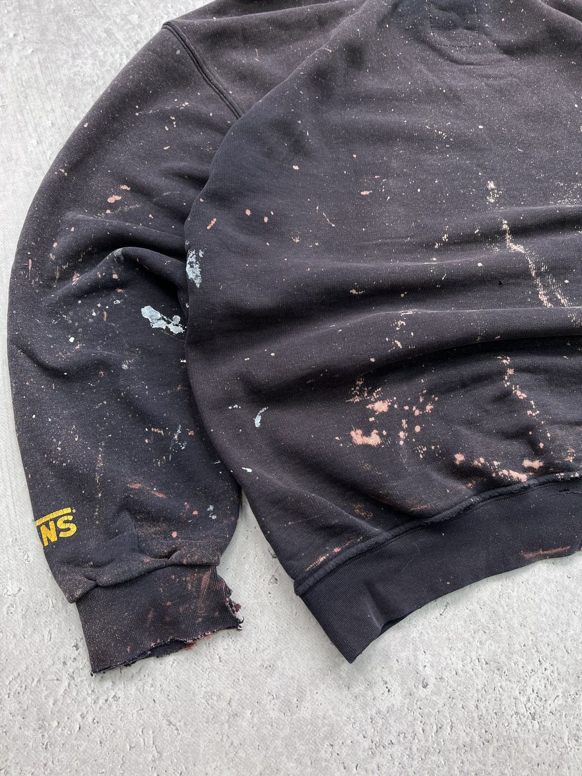 Vans Rare faded Vans trashed hoodie skater y2k Size US L / EU 52-54 / 3 - 11 Thumbnail