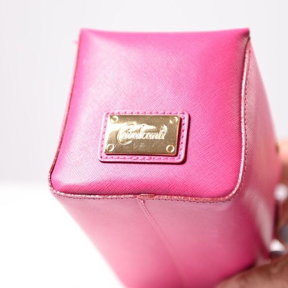Cavalcanti Italian Satchel Hot Pink