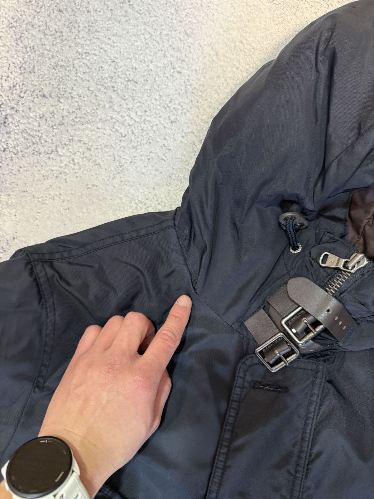 Hackett Hackett London Arctic Parka Men M Navy Down Jacket Hood Warm Size US M / EU 48-50 / 2 - 15 Thumbnail