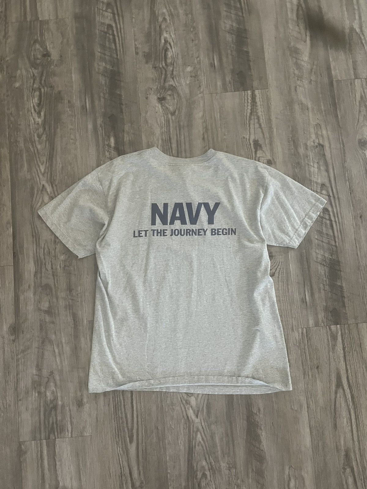 Vintage Vintage 90s US Navy Tee Size US XL / EU 56 / 4 - 3 Thumbnail