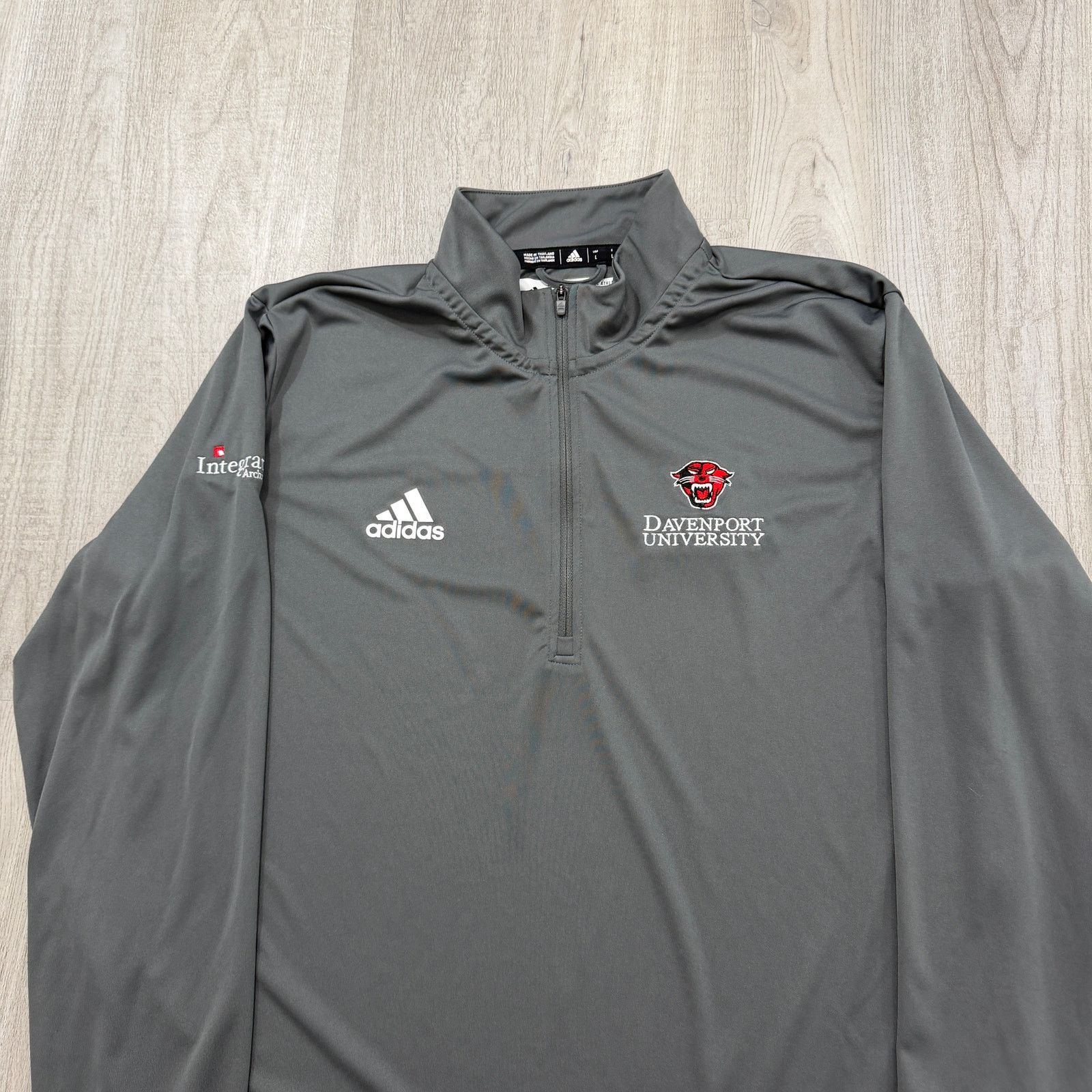 Adidas Adidas Davenport University Panthers 1/4 Zip Pullover Large Size US L / EU 52-54 / 3 - 2 Thumbnail