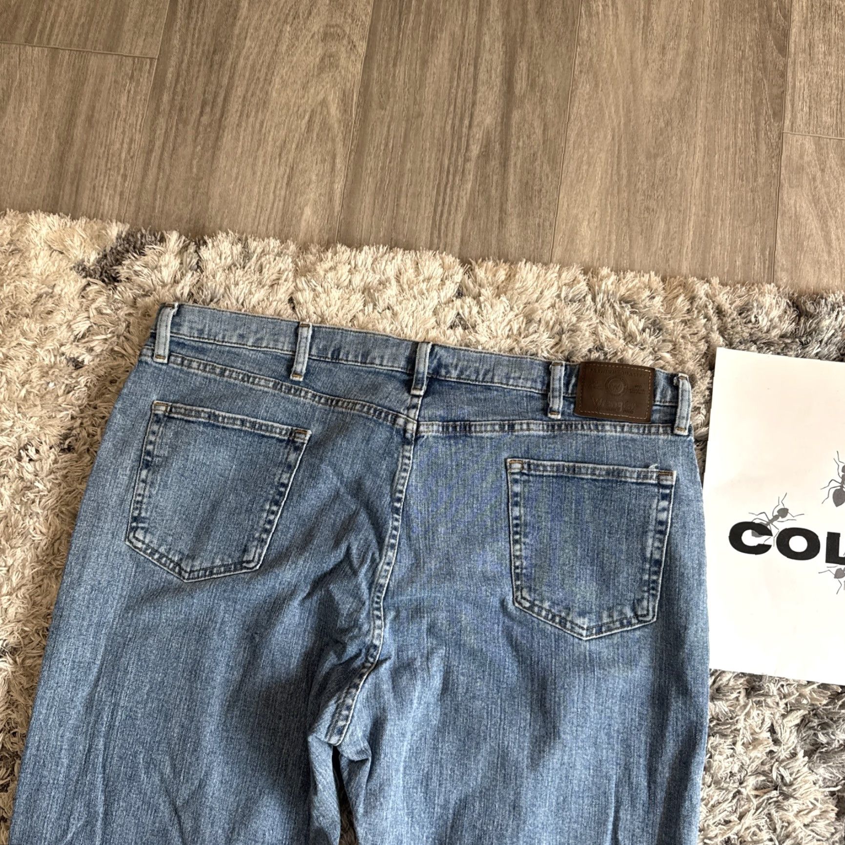 Wrangler VINTAGE Wrangler Jeans Blue Denim Straight 42x30 Men’s Pants Regular Size 42 Inseam 29 Casual Workwear Mens Size US 42 / EU 58 - 2 Thumbnail