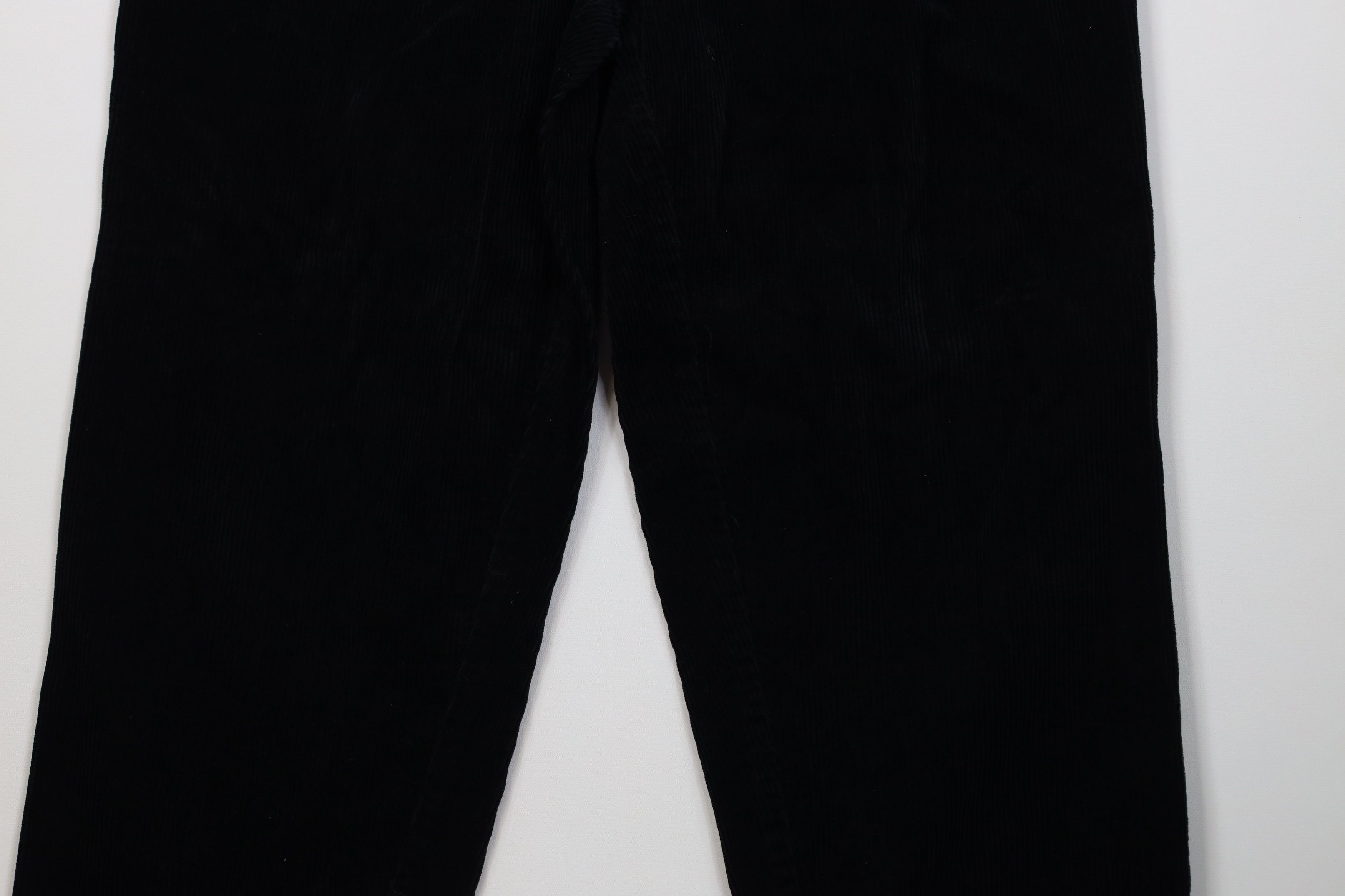 Vintage Vintage 90s Streetwear Wide Leg Corduroy Chino Pants Black Size US 36 / EU 52 - 4 Thumbnail