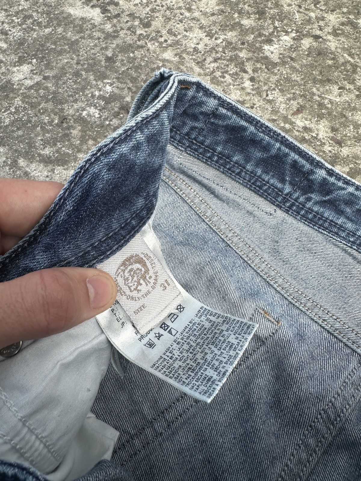 Diesel Y2K Casual Jeans Diesel Pocket Pants Avant Garde Opium Rare Size US 31 - 5 Thumbnail