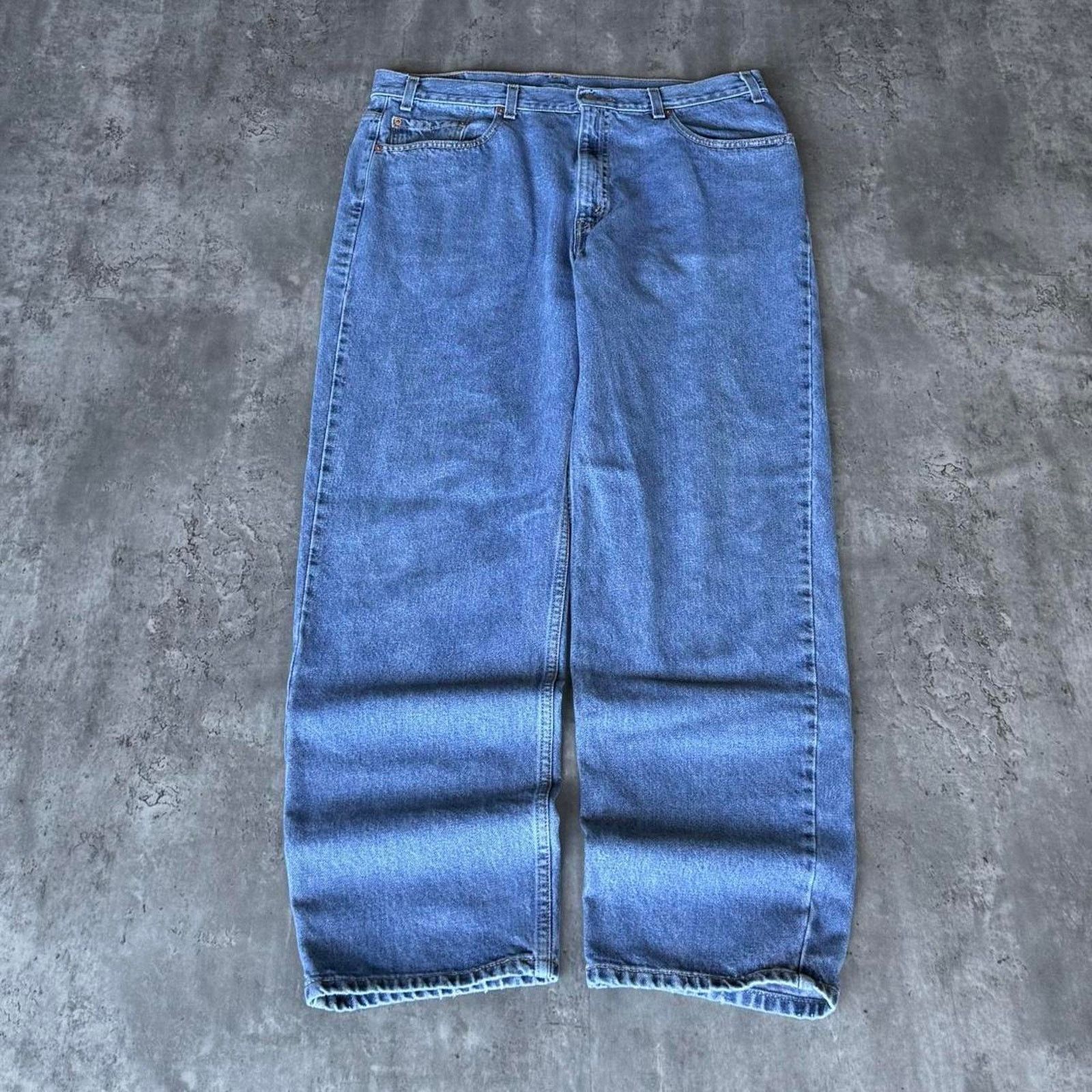 Levi's × Levi's Vintage Clothing × Vintage Vintage Y2K Levi’s 550 Relaxed Fit Streetwear Denim Jeans Size US 38 / EU 54 - 2 Thumbnail