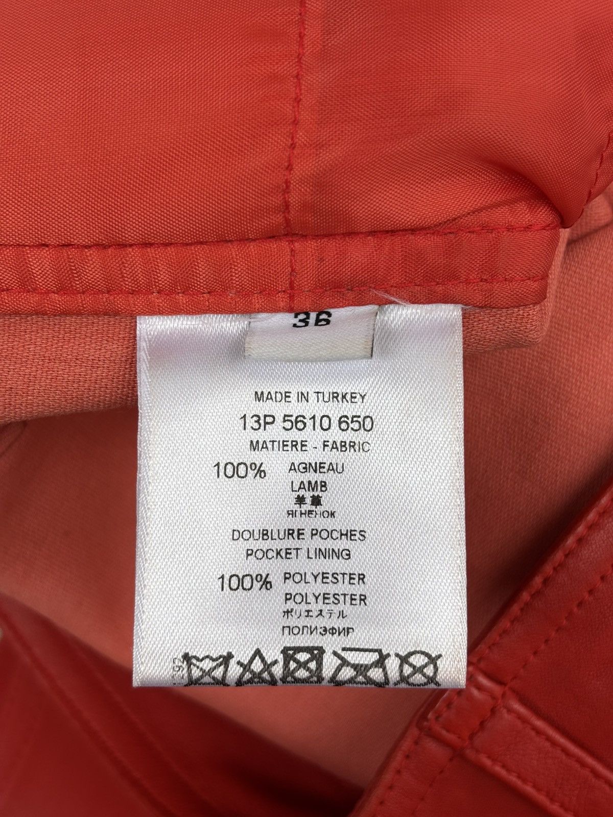 Givenchy S/S 2013 Givenchy Skinny Biker Leather Trousers Size 27" / US 4 / IT 40 - 10 Thumbnail