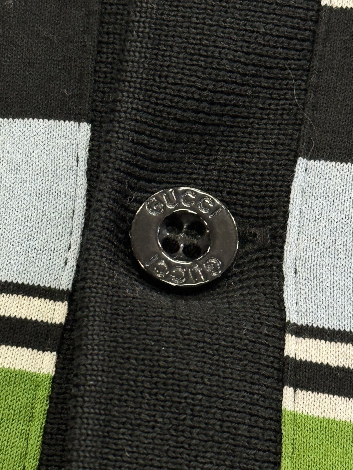 Vintage Vintage Gucci Tee T-shirt Stripped Polo Size US XL / EU 56 / 4 - 4 Thumbnail
