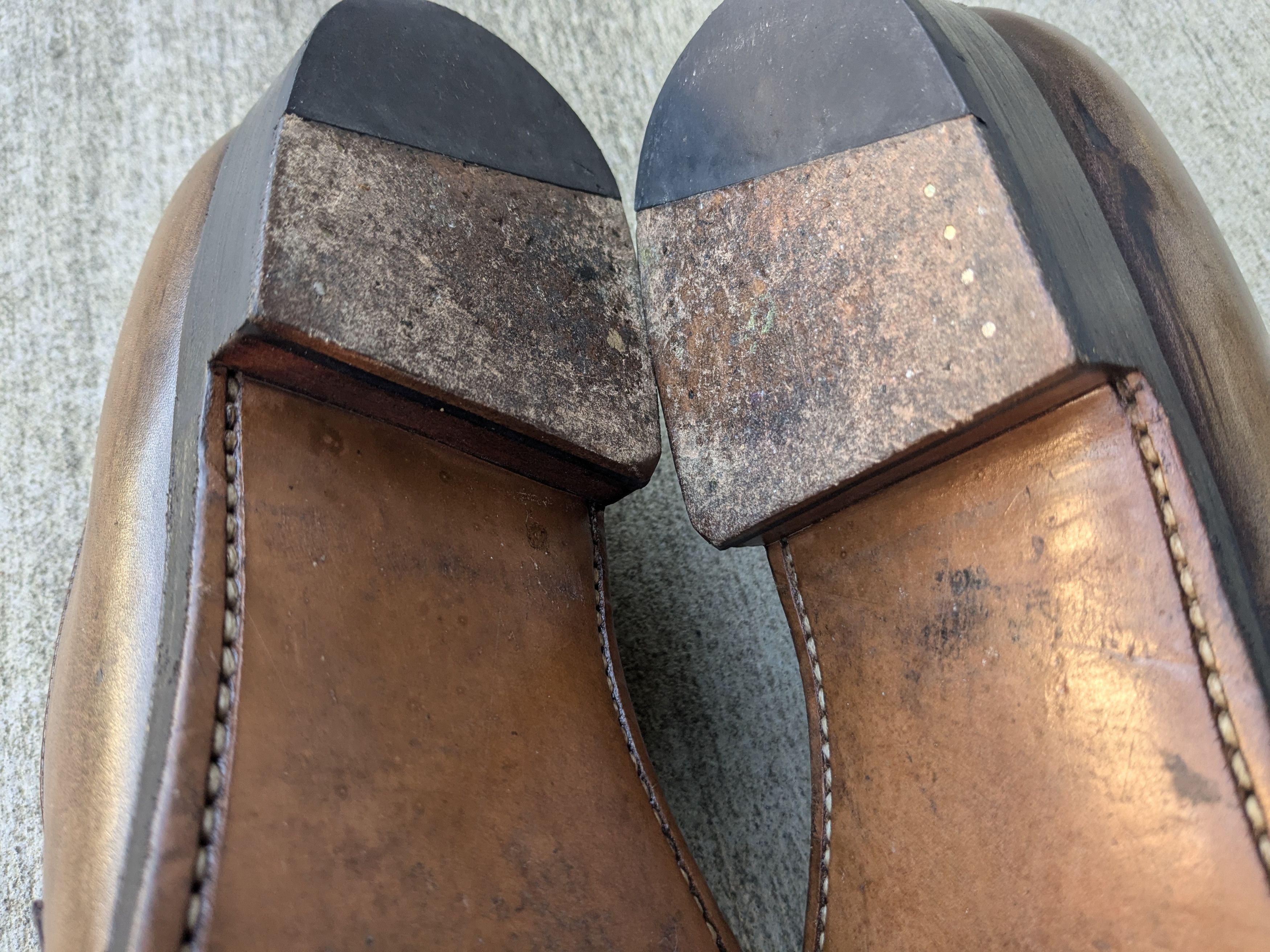 Berluti Markowski Penny Loafers Brown Leather 9 Patina Burnished Size US 9 / EU 42 - 15 Thumbnail