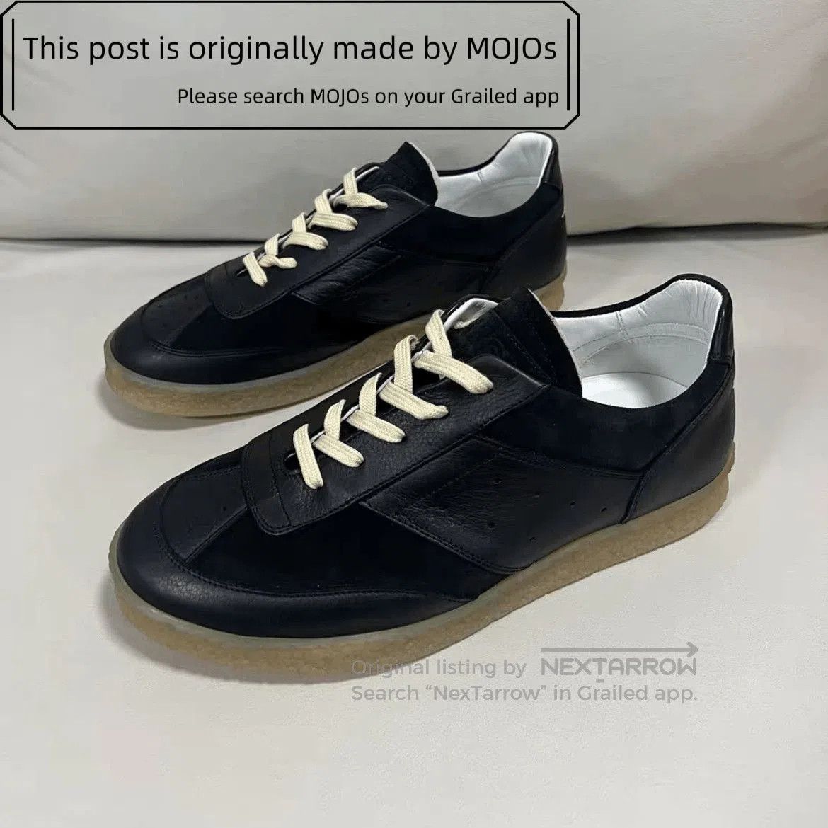 Maison Margiela Sz 42 Maison Margiela MM6 Bubber Bottom Black Trainner. Size US 9 / EU 42 - 1 Thumbnail