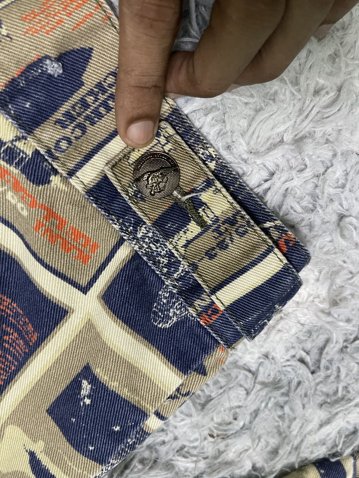 Karl Kani 90s KARL KANI DENIM JACKET FULLPRINT RARE DESIGN DISTRESSED Size US XL / EU 56 / 4 - 20 Thumbnail