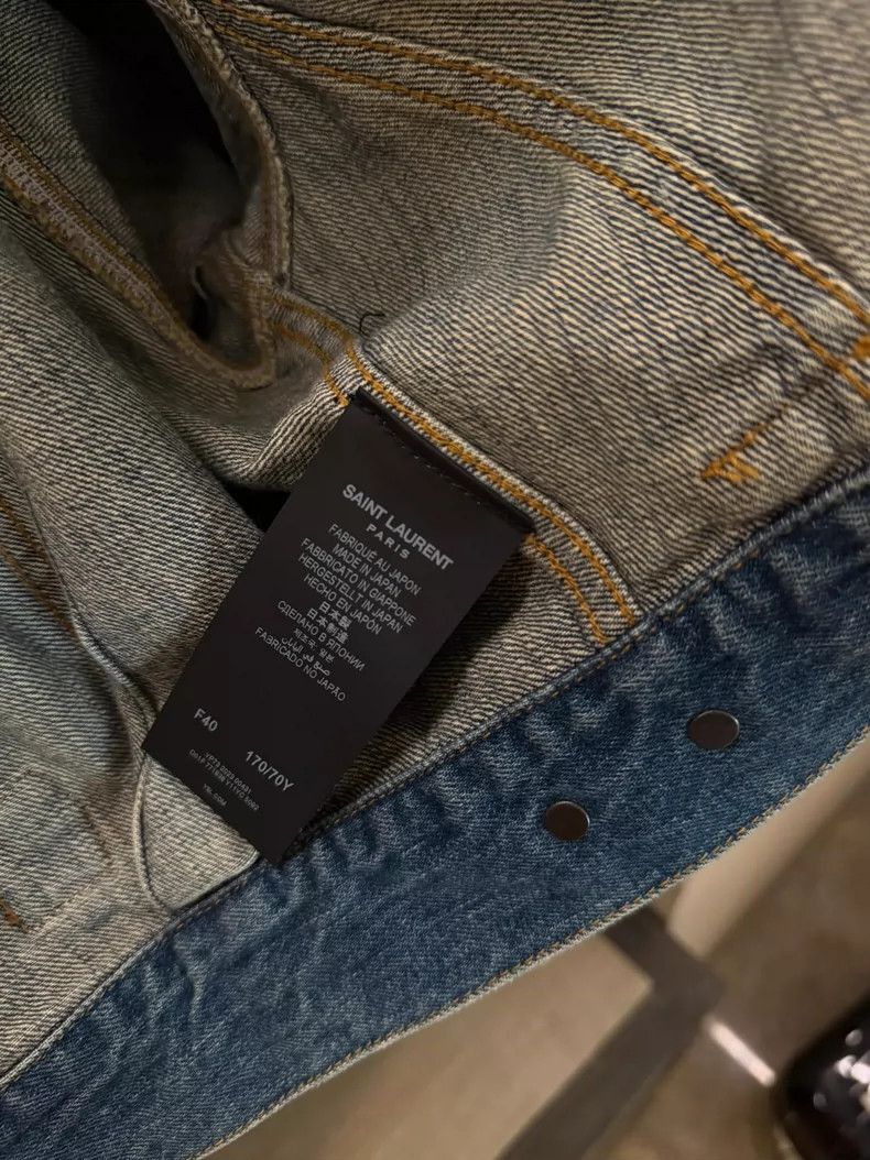 Saint Laurent Paris Saint Laurent Paris Denim Jacket Nextarrow-2505 Size S / US 4 / IT 40 - 4 Thumbnail