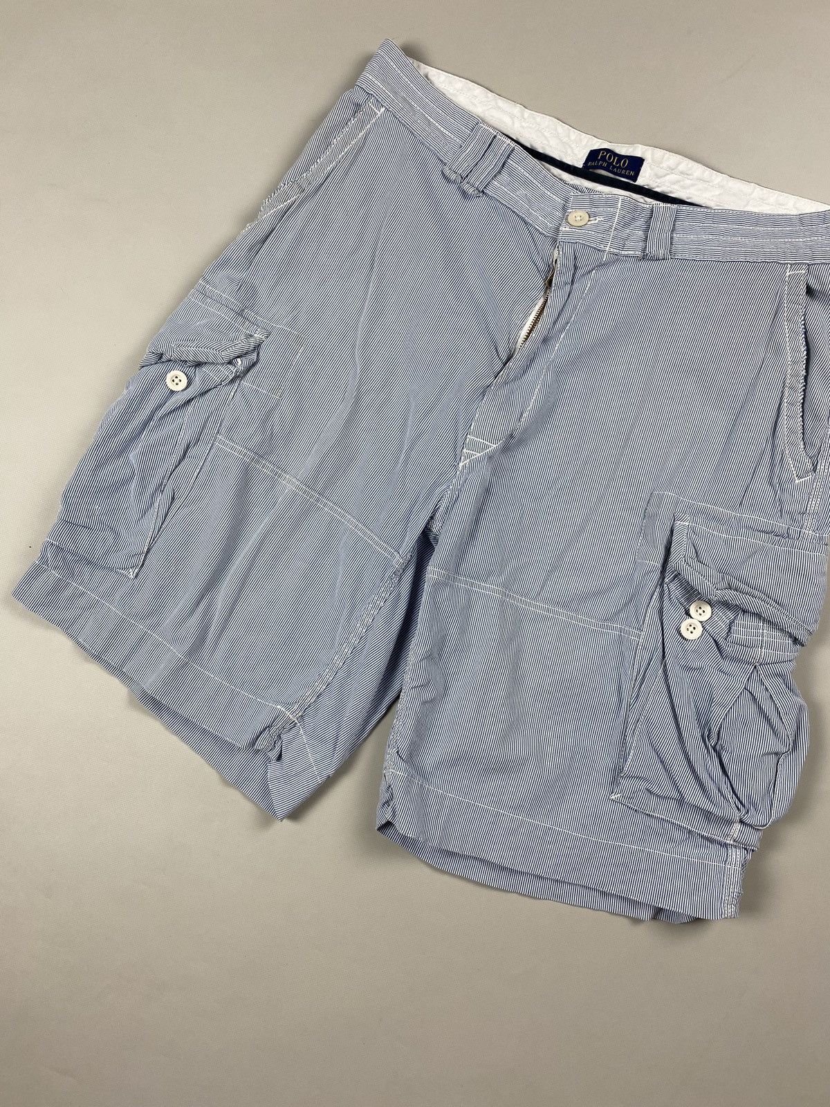 Polo Ralph Lauren Polo Ralph Lauren men’s striped cargo shorts size 38 T Size US 38 / EU 54 - 6 Thumbnail