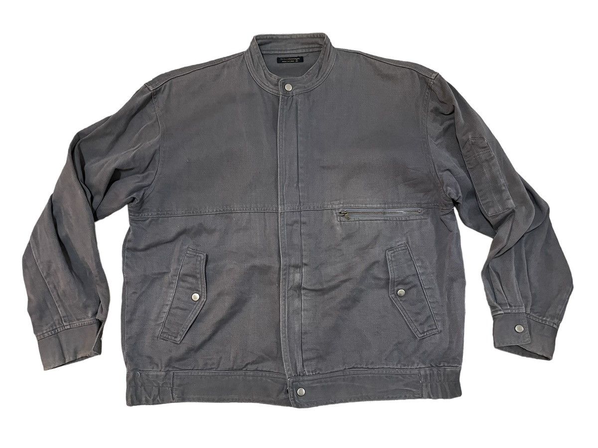 Japanese Brand × Vintage Vintage Worker Denim Jacket Inspired Issey Miyake Designer Size US M / EU 48-50 / 2 - 1 Thumbnail