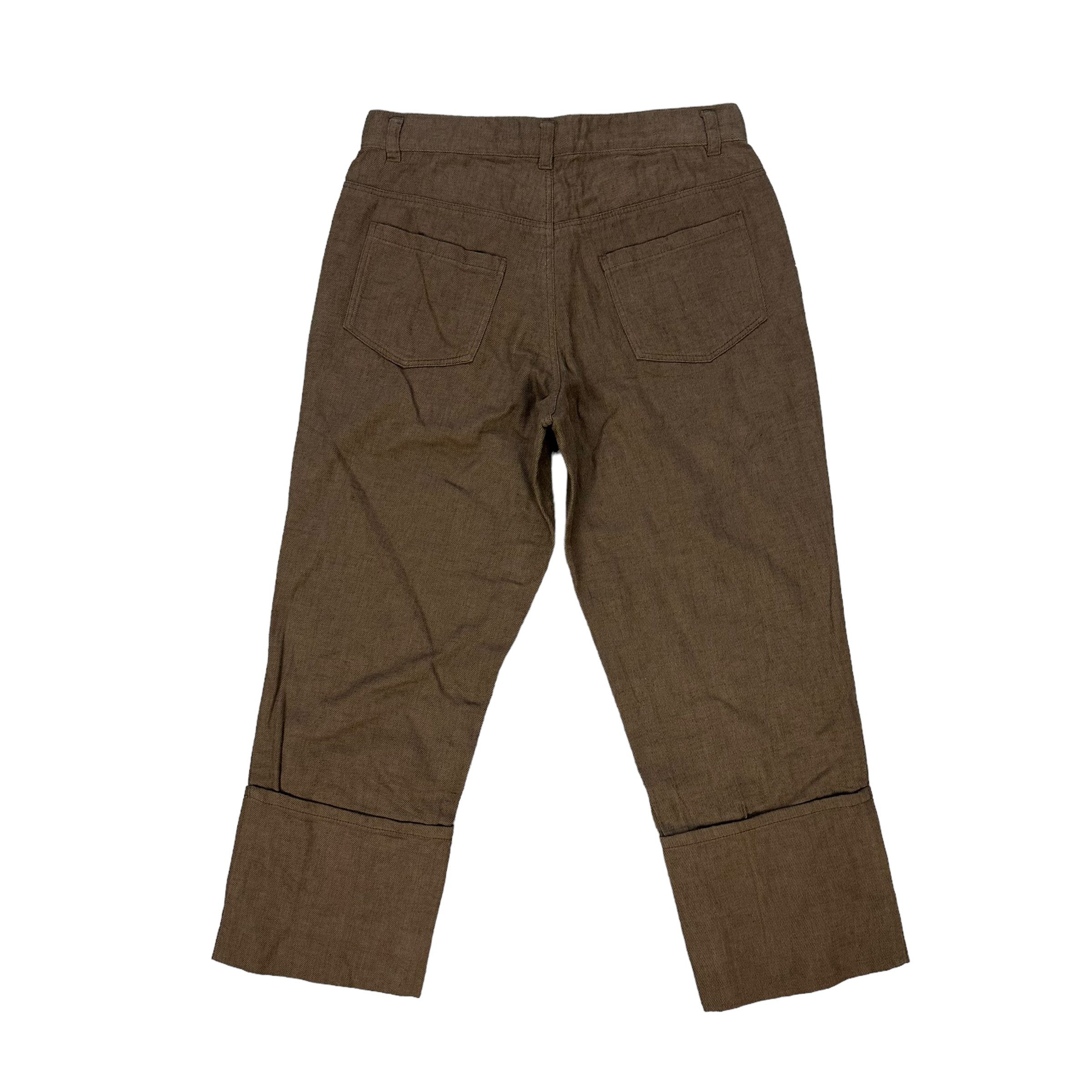 Issey Miyake PLANTATION ISSEY MIYAKE CROP PANTS #8889-035 Size 30" / US 8 / IT 44 - 7 Thumbnail