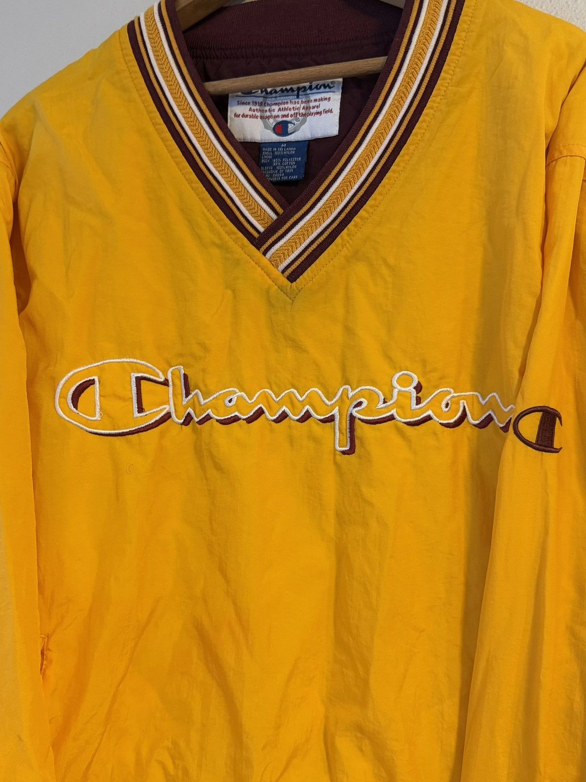 Champion vtg 90s y2k champion script logo windbreaker medium Size US M / EU 48-50 / 2 - 3 Thumbnail