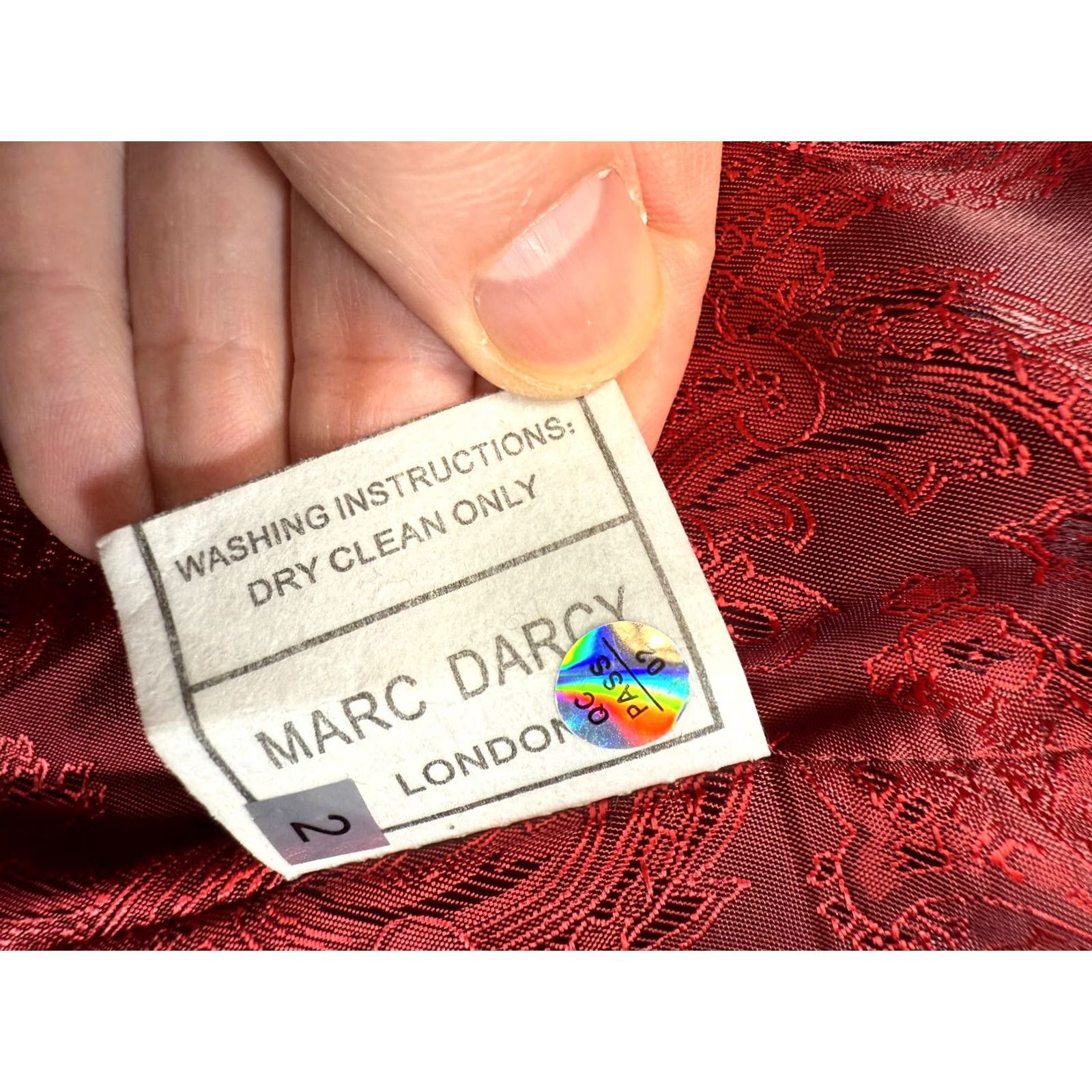 Marcs Marc Darcy Kelvin Red Paisley Vest Waistcoat Mens 38 Suit Gilet Vest Style 3 Piece Mens Size 38 Red Paisley Pattern Shirtless? Size US XXS / EU 40 - 6 Thumbnail