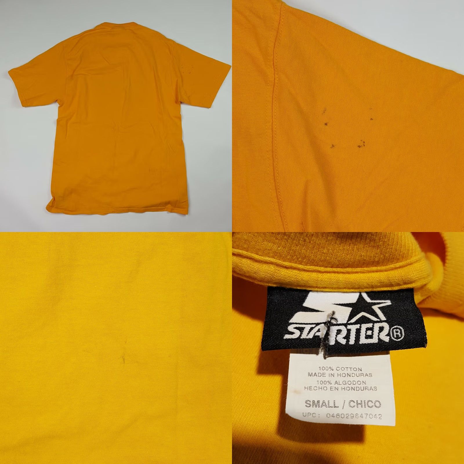 Starter VTG Starter Orange Distressed Y2K Men's Size S Retro Athletic Sports T Shirt Size US S / EU 44-46 / 1 - 8 Thumbnail