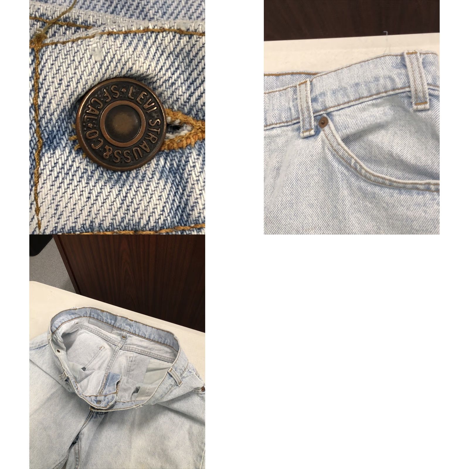 Levi's VINTAGE Levi’s 550 Orange Tab Denim Shorts Size 34 Blue Size US 34 / EU 50 - 9 Thumbnail