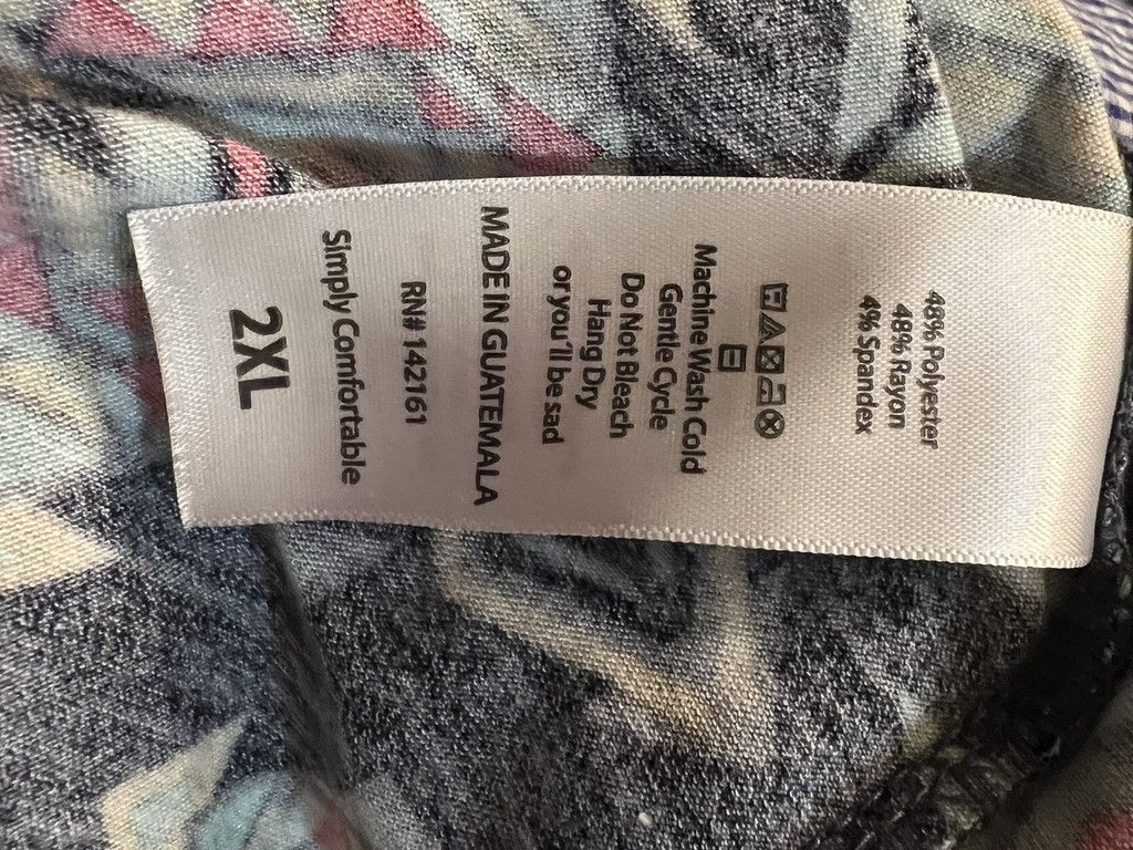 Other LuLaRoe 2XL gray Aztec body con Size XL / US 12-14 / IT 48-50 - 5 Thumbnail