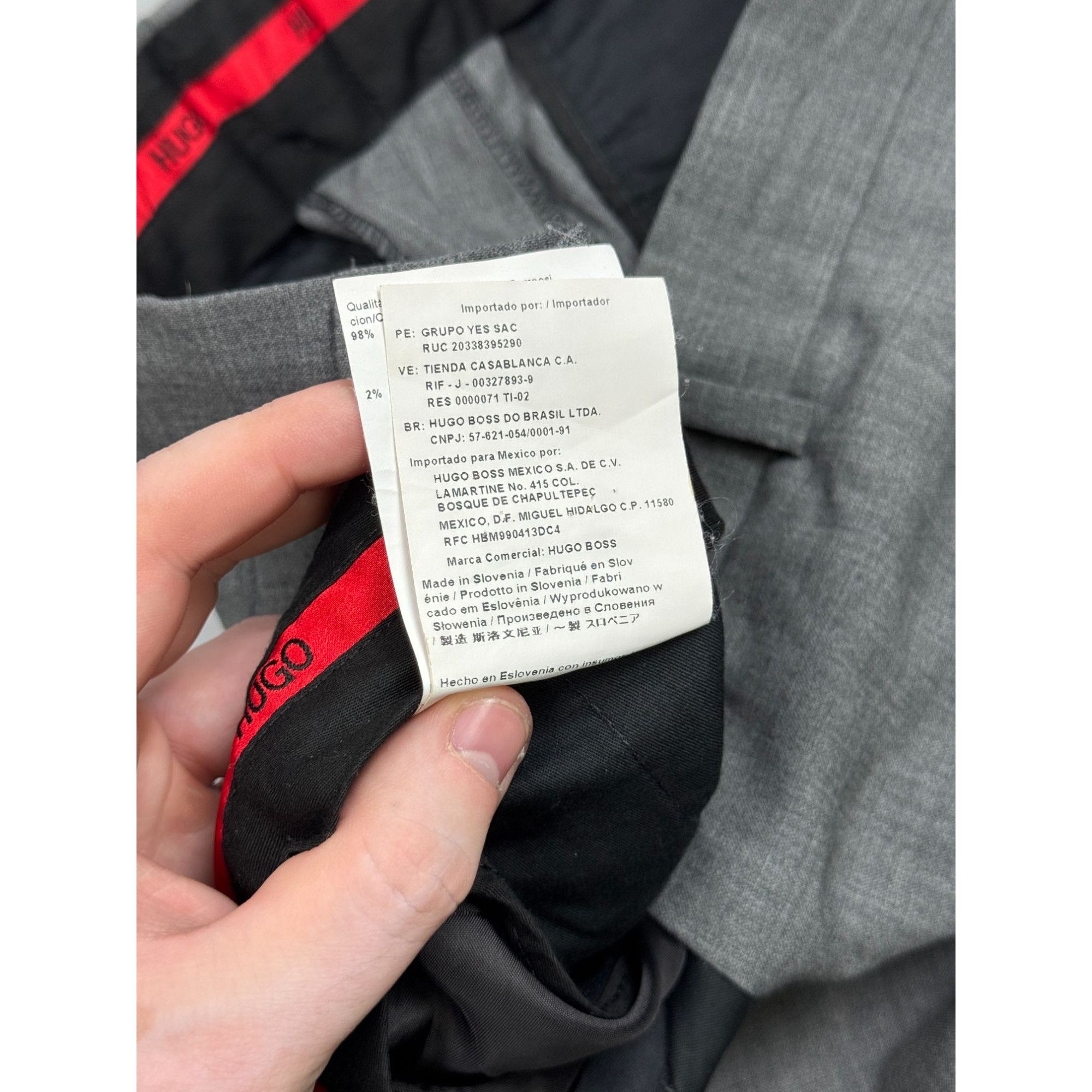 Hugo Boss Hugo Boss Two Piece Wool Suit (Y1282) Size 42L - 20 Thumbnail