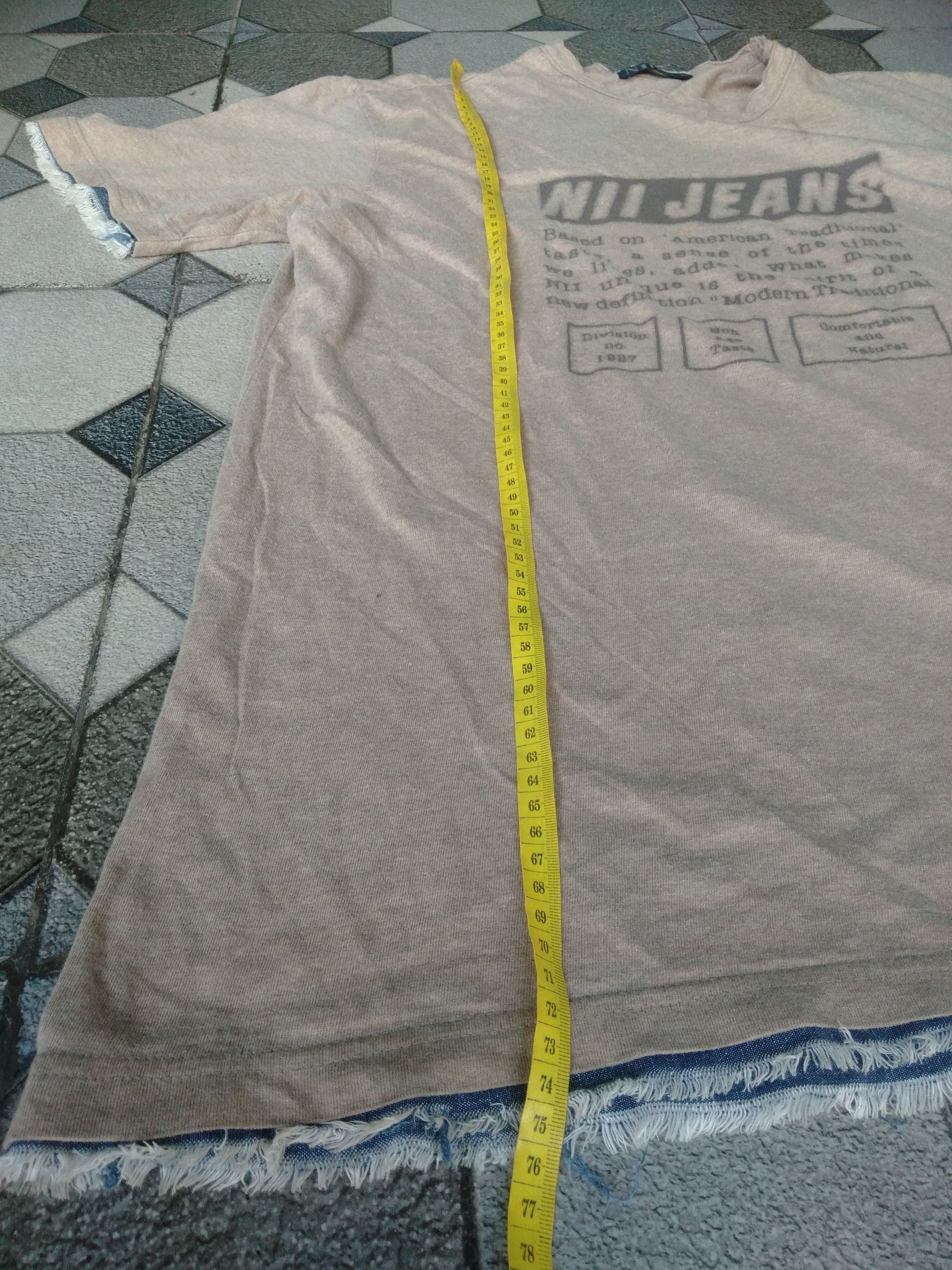14th Addiction NII Jeans Double Layer Poem Tshirt Size US L / EU 52-54 / 3 - 13 Thumbnail