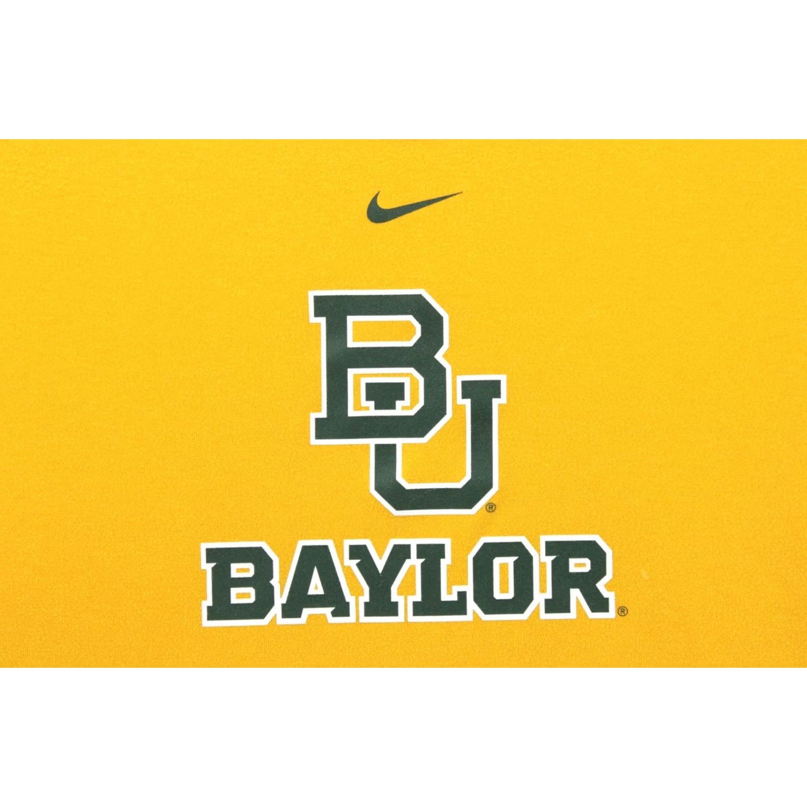Nike Nike Baylor University BU Football Tee Shirt Mens L Yellow Logo Athleisure Size US L / EU 52-54 / 3 - 4 Thumbnail