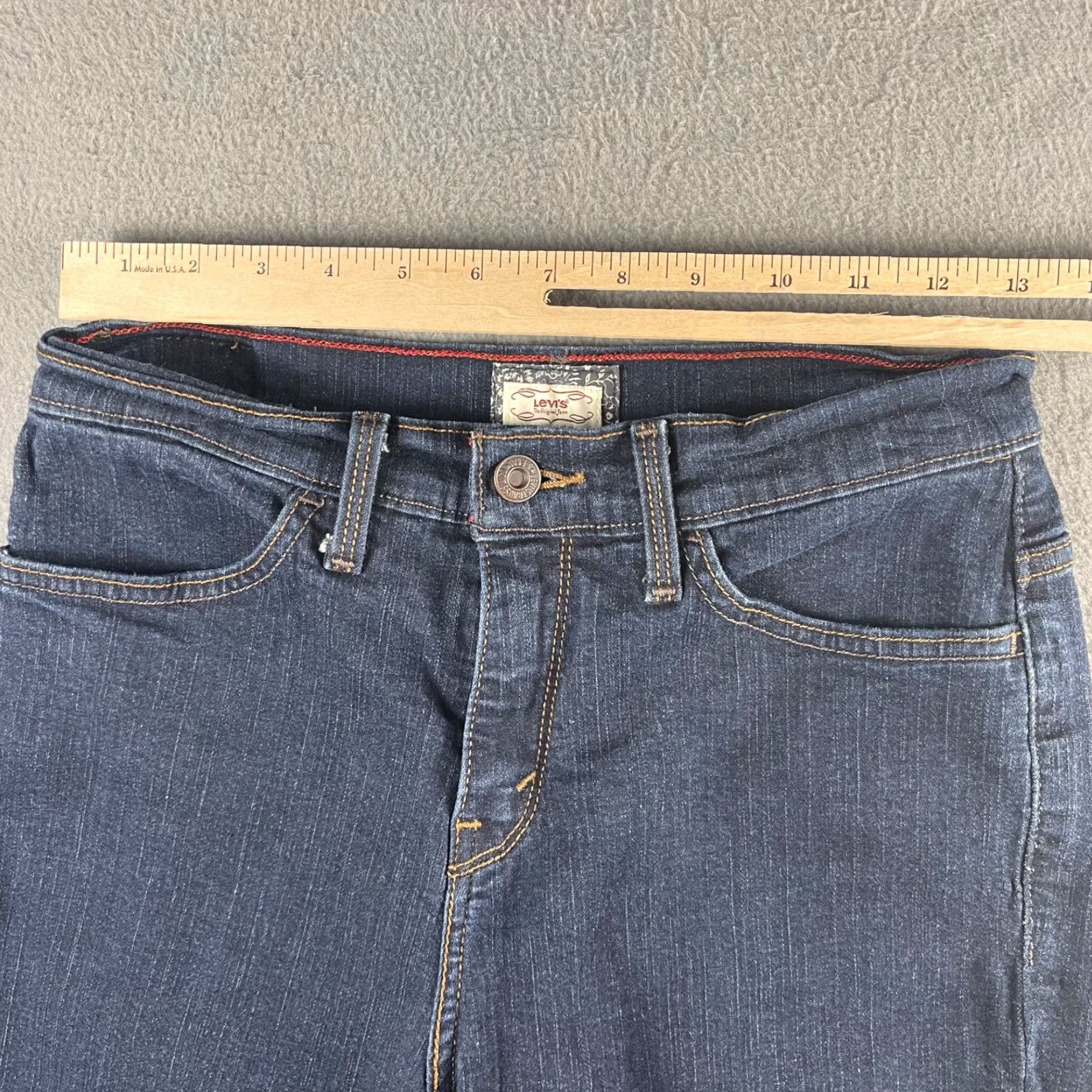 Levi's Levi's 512 Perfectly Slimming Capri Jeans Women 8 Blue Denim Slimming Preppy - 5-Pocket Size 30" / US 8 / IT 44 - 7 Thumbnail