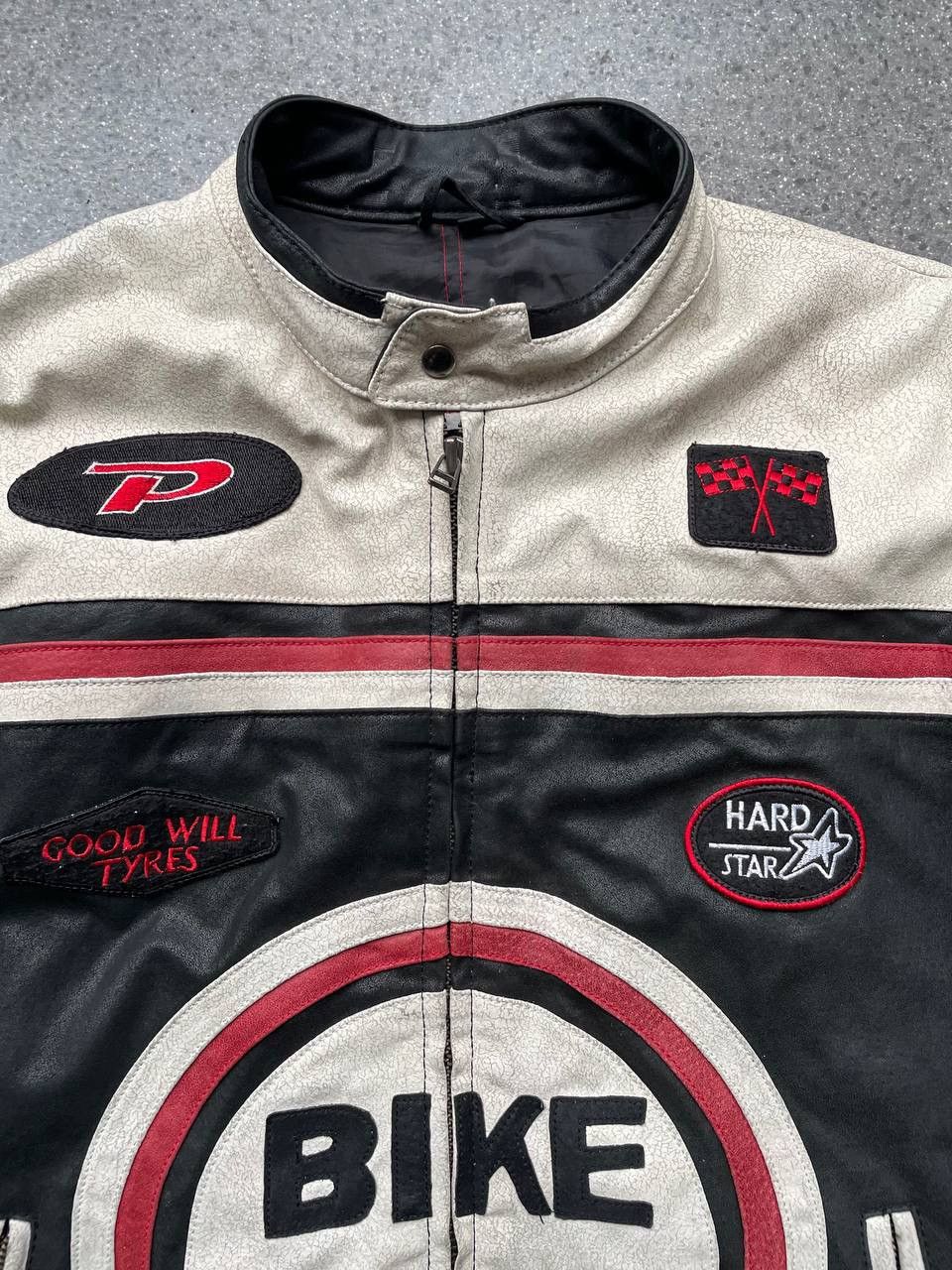 Vintage Vintage Racing Moto Leather Jacket Bike Team Size US M / EU 48-50 / 2 - 3 Thumbnail