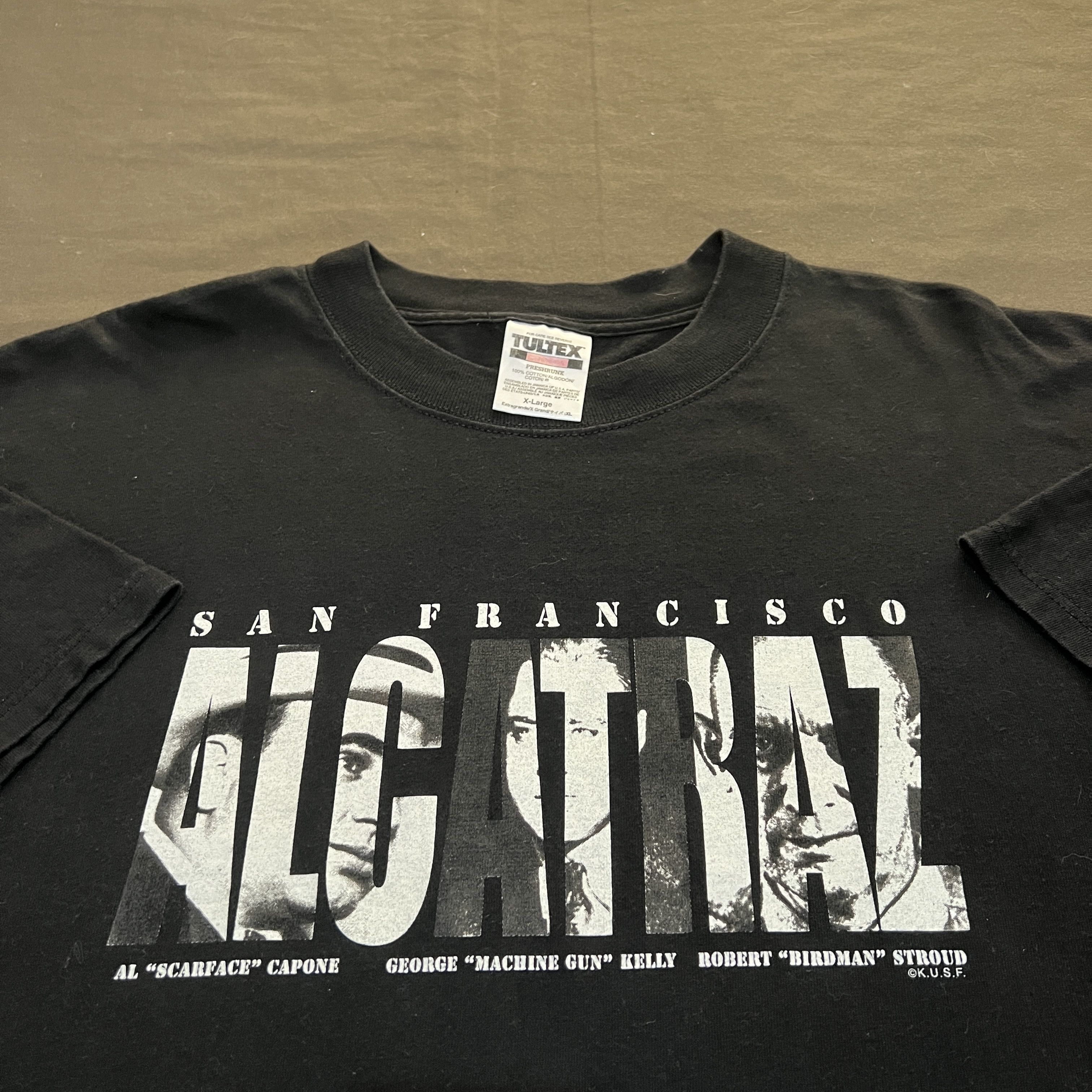 Vintage 90s The Rock Alcatraz Al Capone Movie Promo Tee XL