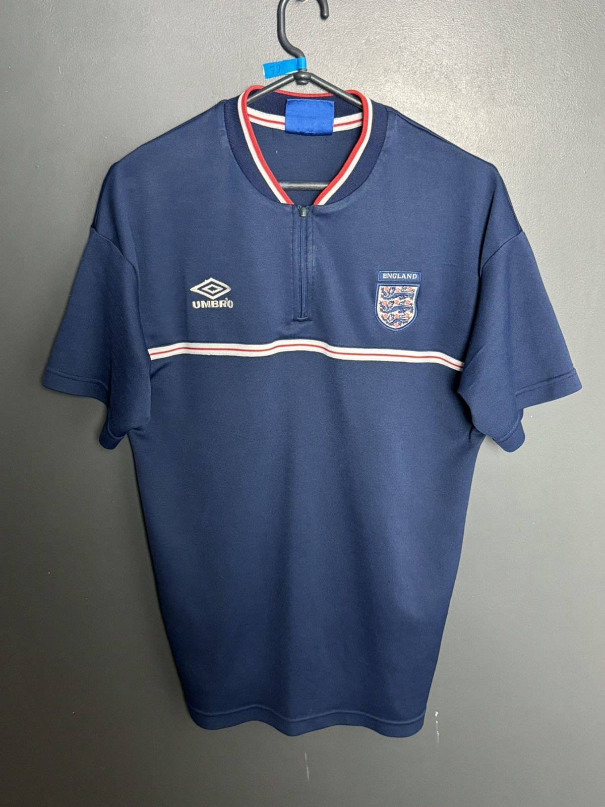 Umbro Vintage England National Team Training Football Jersey Shirt Size US L / EU 52-54 / 3 - 1 Thumbnail