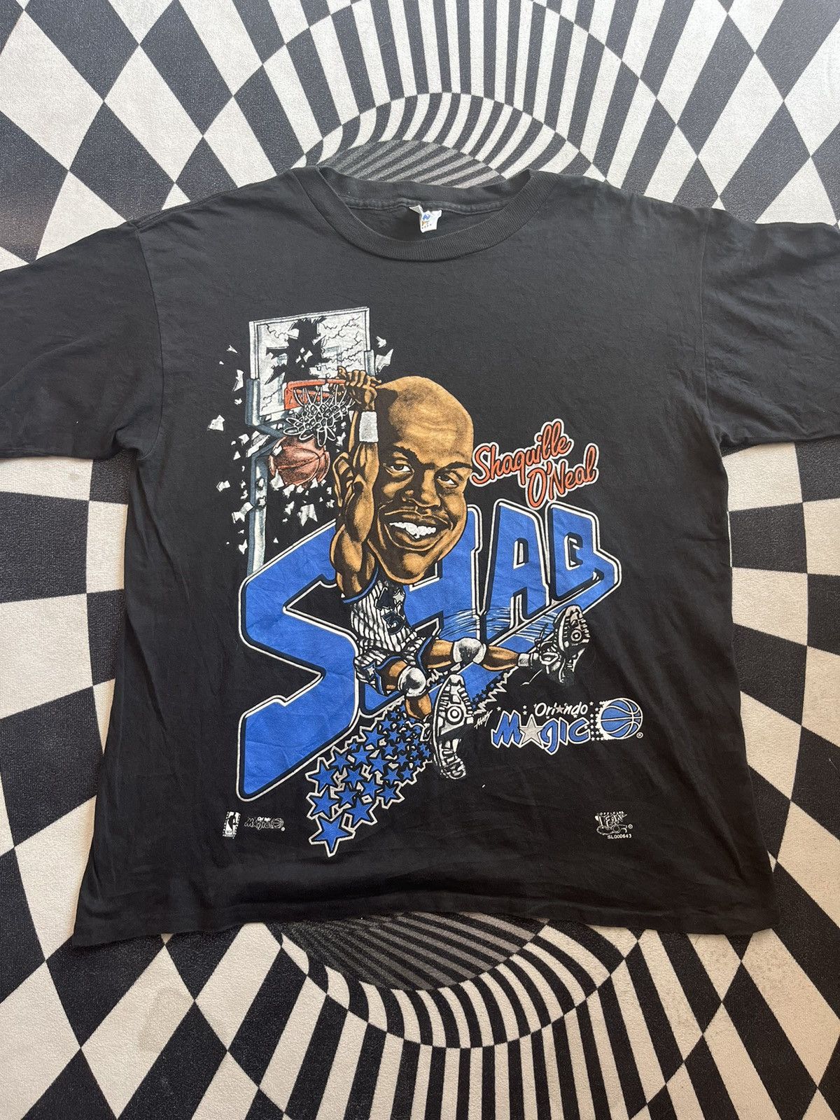 NBA Vintage SHAQ O’Neal Orlando Magic NBA 90’s Tshirt Size US L / EU 52-54 / 3 - 3 Thumbnail