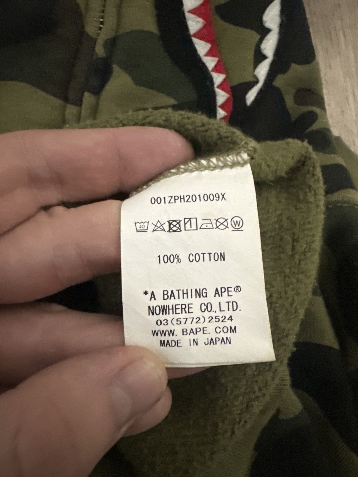 Bape 1st Camo Shark Full Zip Hoodie Size US XXL / EU 58 / 5 - 7 Thumbnail