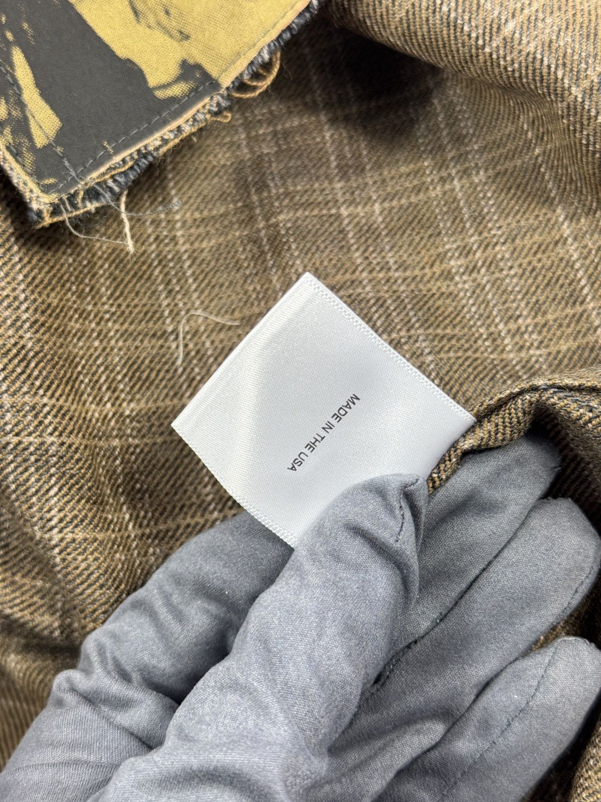 Enfants Riches Deprimes ASSEMBLAGE WOOL FLANNEL SHIRT Size US XXL / EU 58 / 5 - 5 Thumbnail