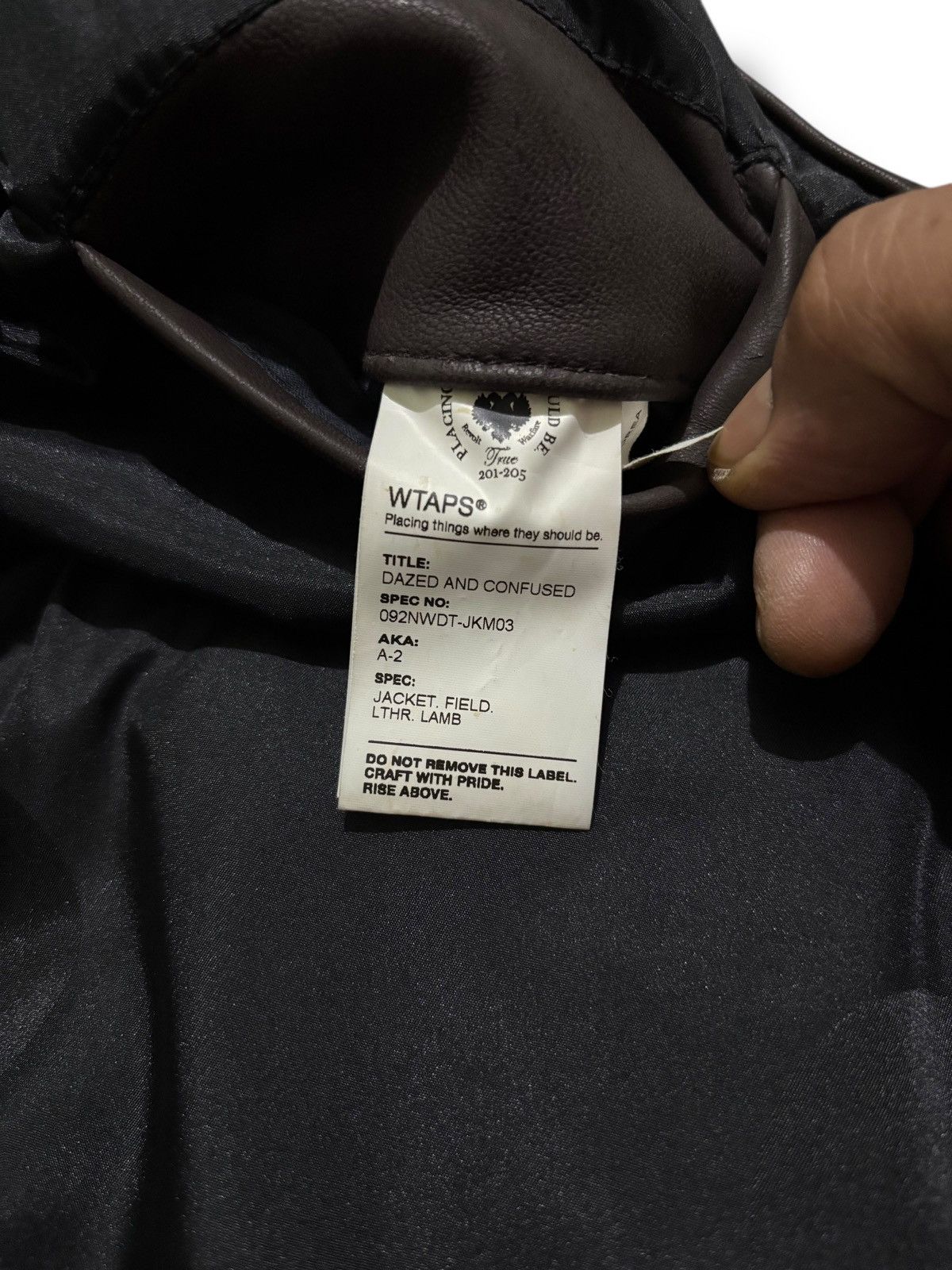 Wtaps WTAPS Dazed and Confused Field Lamb Leather Jacket Size US M / EU 48-50 / 2 - 17 Thumbnail