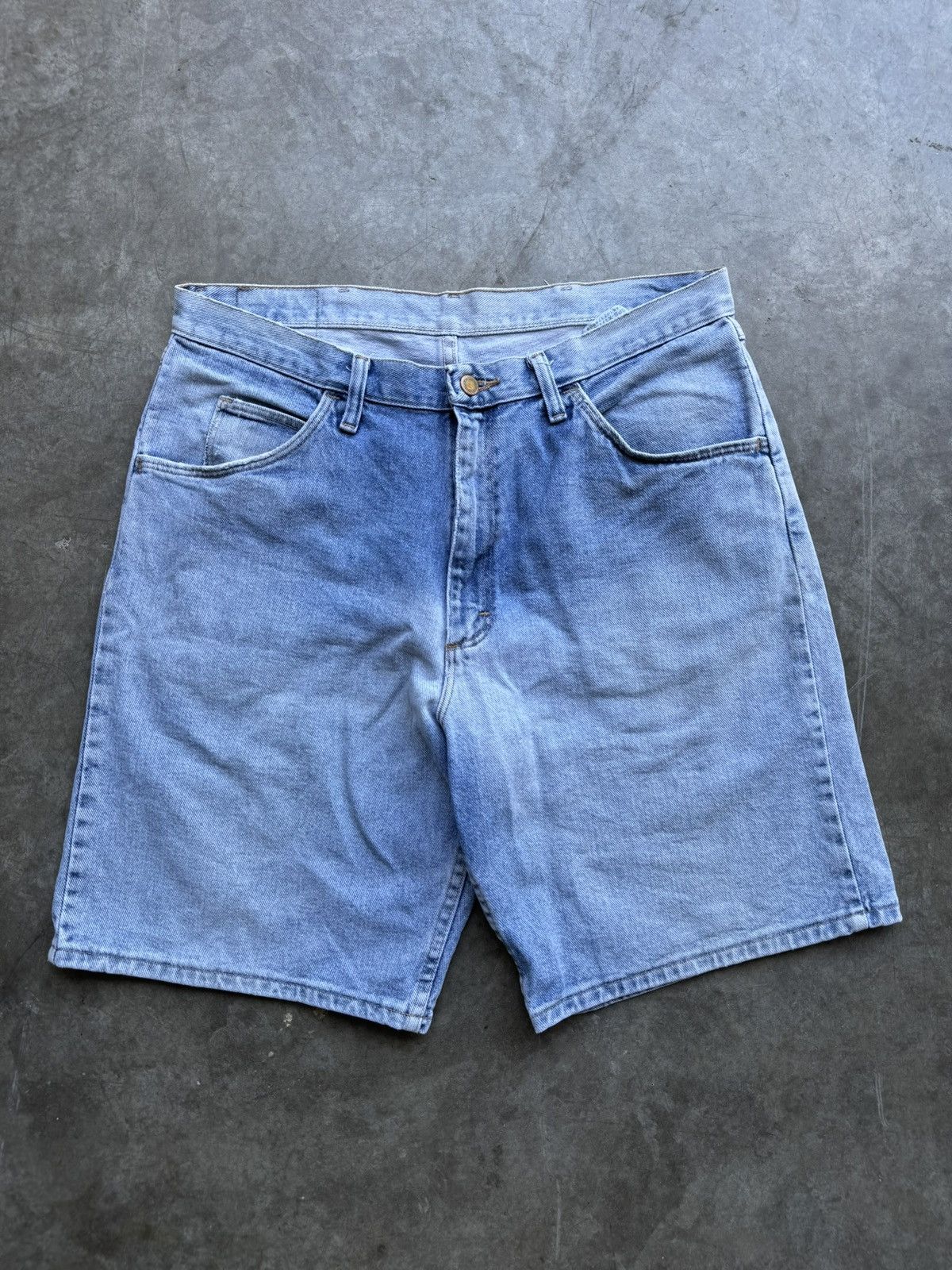 Wrangler Vintage 90’s/00’s Wrangler Light Denim Jean Shorts Size US 34 / EU 50 - 1 Thumbnail